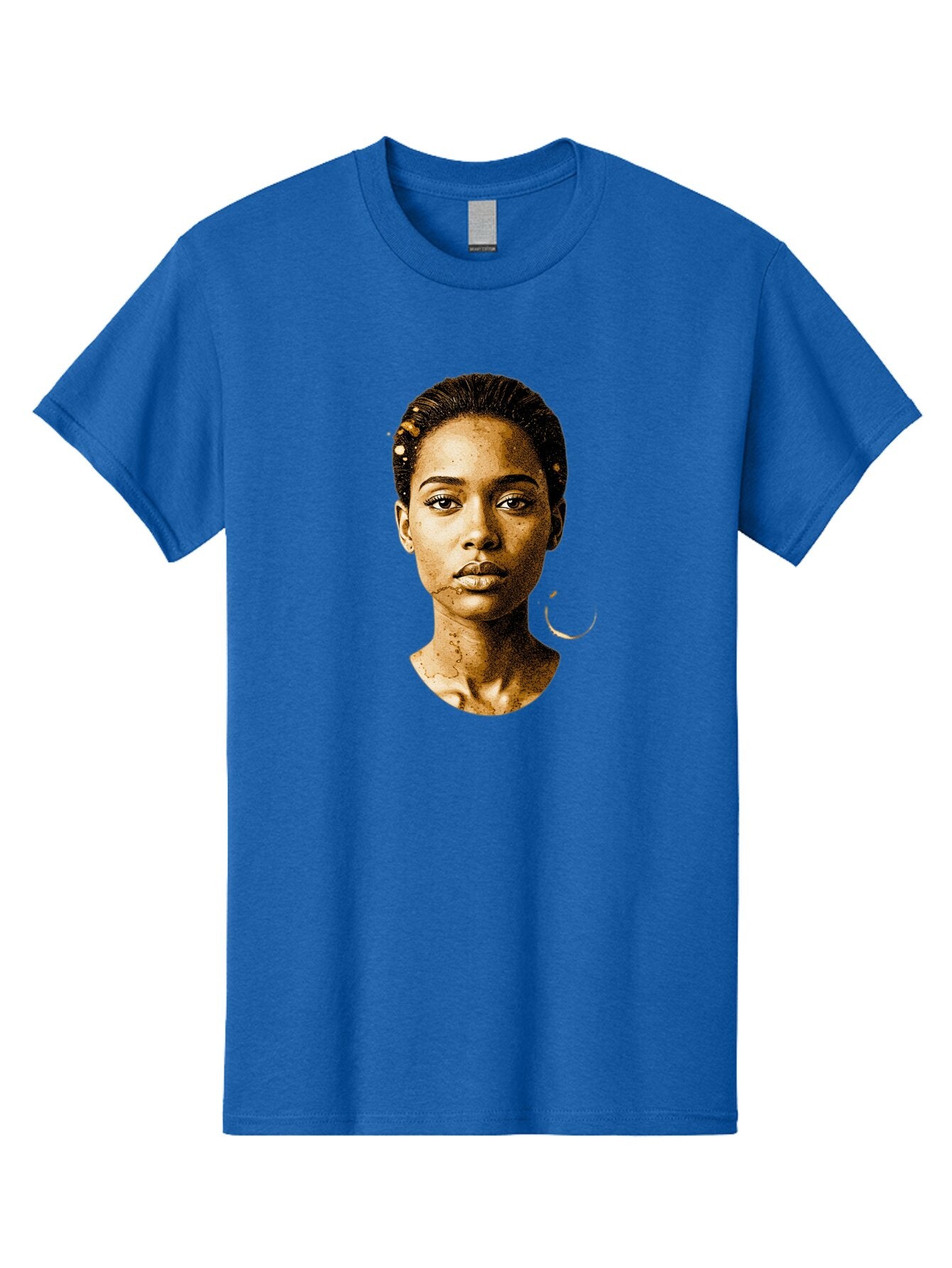 Sepia-Toned-Portrait-Woman Men'S Graphic Tee, 100% Cotton, Comfortable Casual Summer Wear, Machine Washable, Vintage Camera, Old Camera, Antique Camera, Black Camera, Classic Photography, Photography Equipment, Nostalgic Device, Film Camera, Bar461 15
