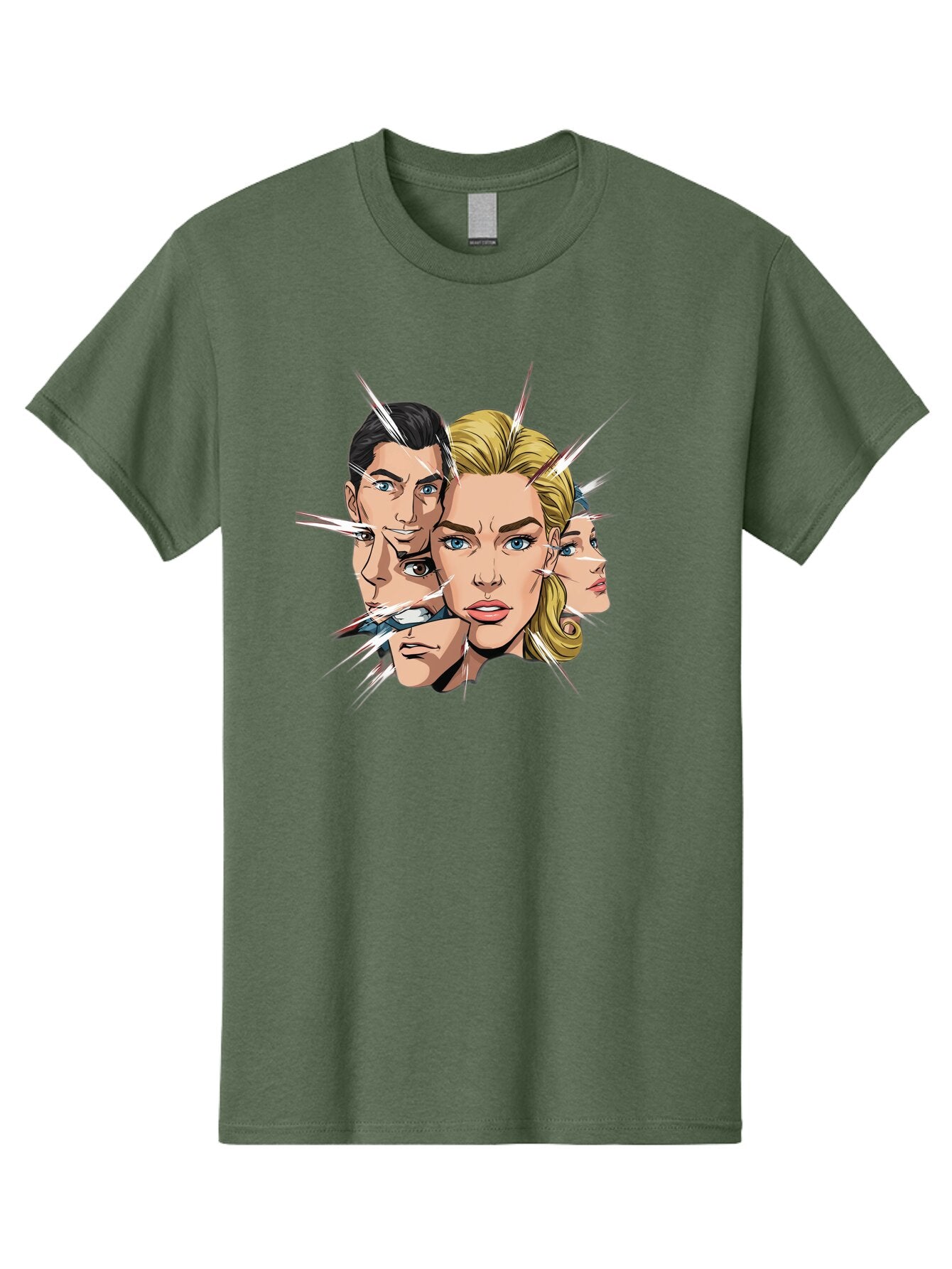 Shards-Of-Faces Men'S Graphic Tee, 100% Cotton, Comfortable Casual Summer Wear, Machine Washable, Vintage Camera, Old Camera, Antique Camera, Black Camera, Classic Photography, Photography Equipment, Nostalgic Device, Film Camera, Camera Art Bar462 14