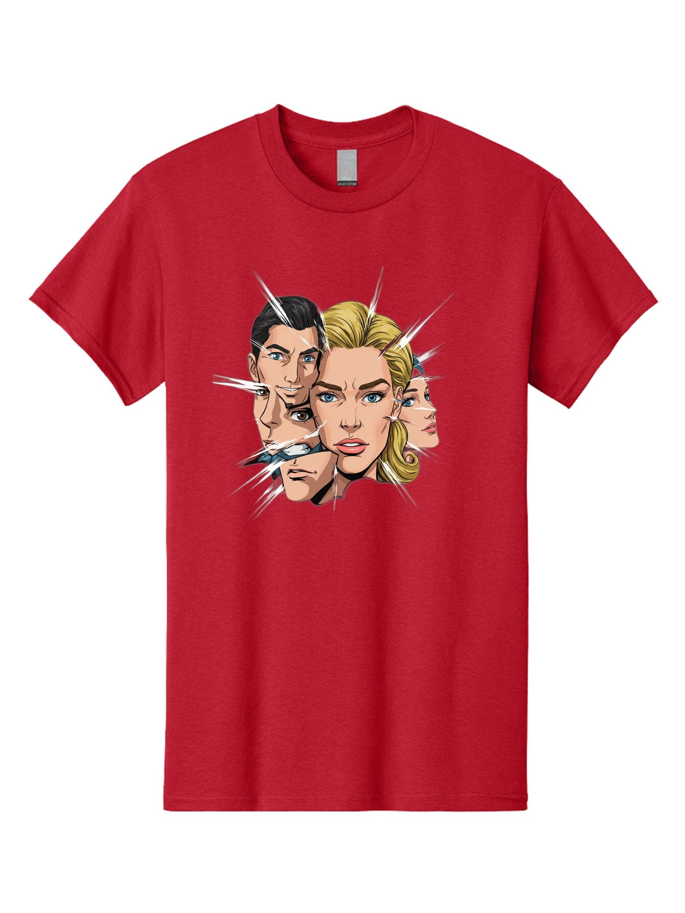Shards-Of-Faces Men'S Graphic Tee, 100% Cotton, Comfortable Casual Summer Wear, Machine Washable, Vintage Camera, Old Camera, Antique Camera, Black Camera, Classic Photography, Photography Equipment, Nostalgic Device, Film Camera, Camera Art Bar462