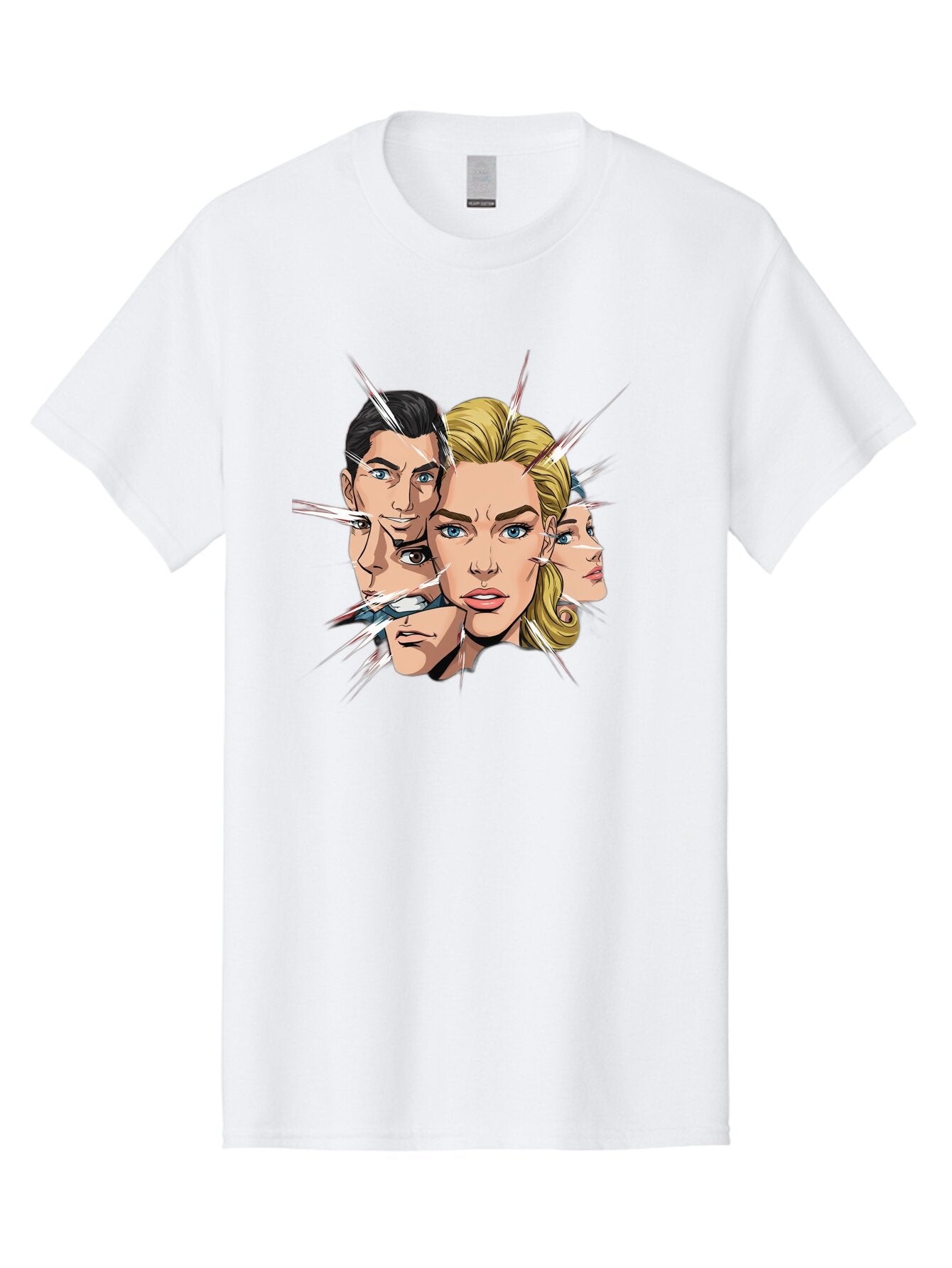 Shards-Of-Faces Men'S Graphic Tee, 100% Cotton, Comfortable Casual Summer Wear, Machine Washable, Vintage Camera, Old Camera, Antique Camera, Black Camera, Classic Photography, Photography Equipment, Nostalgic Device, Film Camera, Camera Art Bar462 12