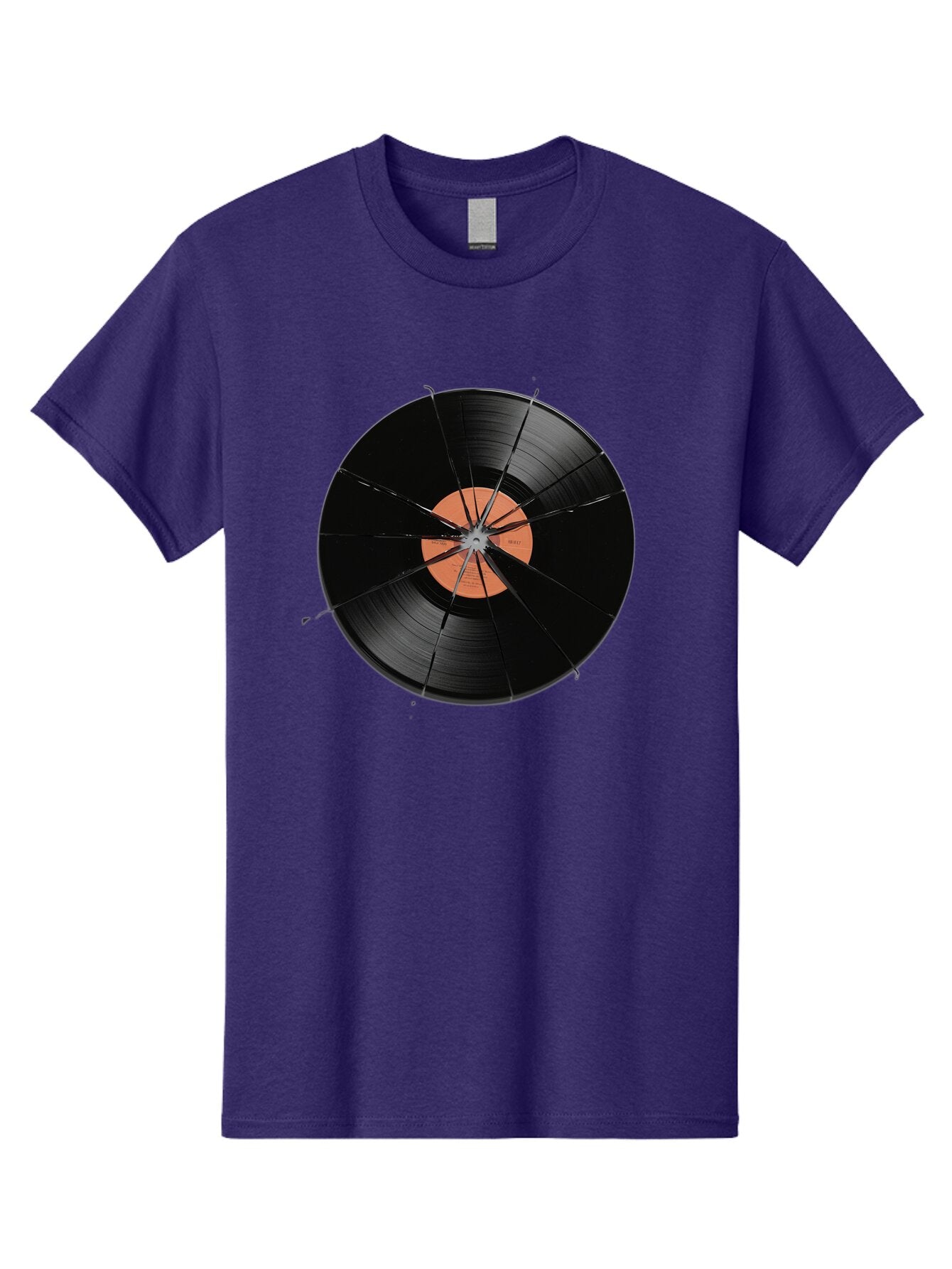 Shattered-Vinyl-Record Men'S Graphic Tee, 100% Cotton, Comfortable Casual Summer Wear, Machine Washable, Vintage Camera, Old Camera, Antique Camera, Black Camera, Classic Photography, Photography Equipment, Nostalgic Device, Film Camera, Bar478 7