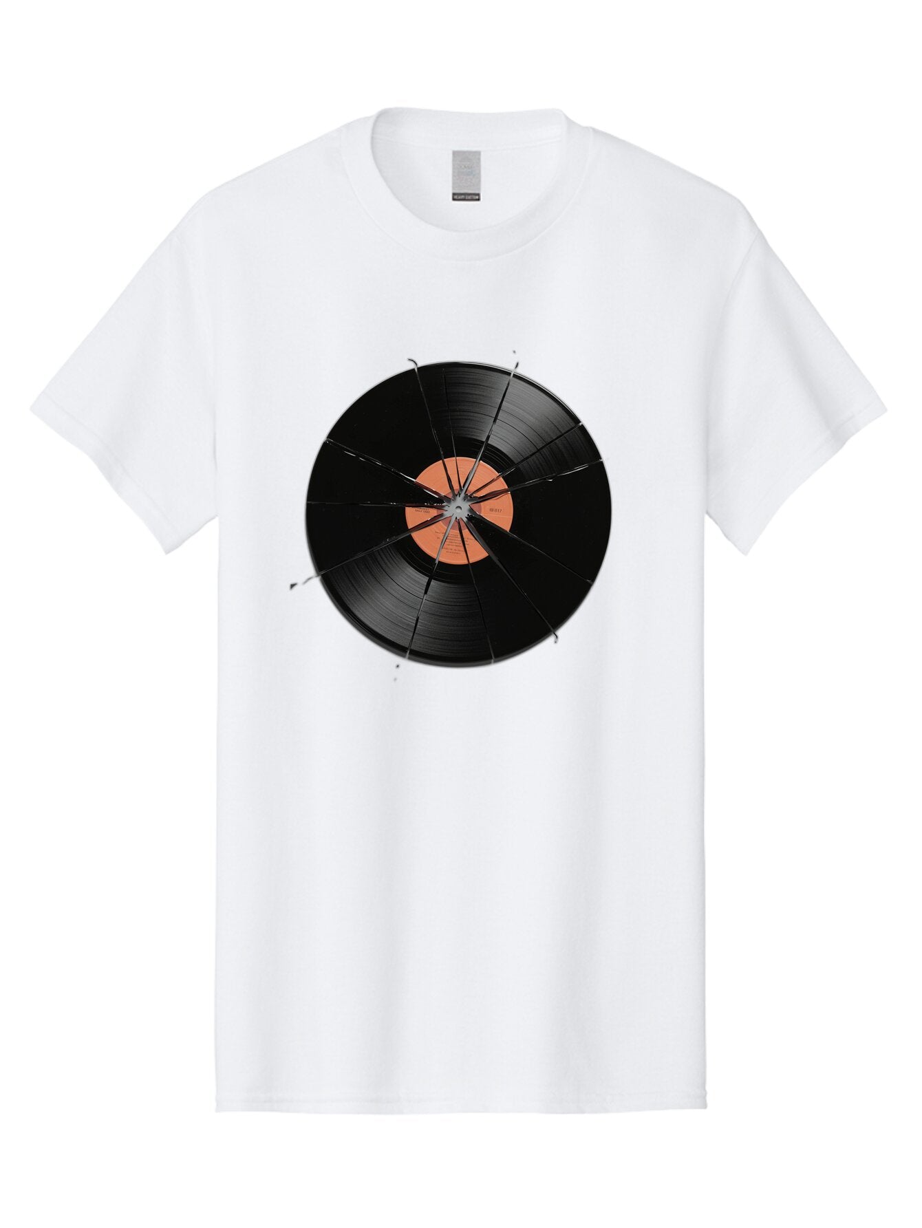 Shattered-Vinyl-Record Men'S Graphic Tee, 100% Cotton, Comfortable Casual Summer Wear, Machine Washable, Vintage Camera, Old Camera, Antique Camera, Black Camera, Classic Photography, Photography Equipment, Nostalgic Device, Film Camera, Bar478 5