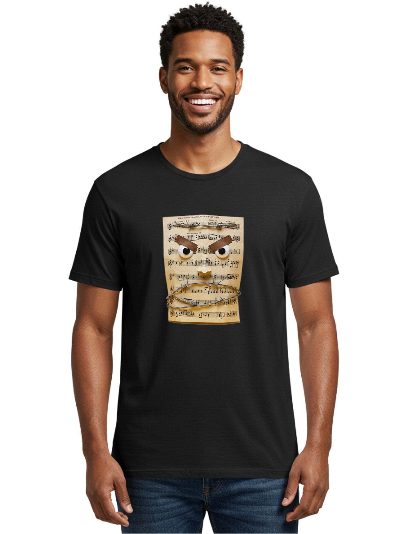 Sheet-Music-Portrait Men'S Graphic Tee, 100% Cotton, Comfortable Casual Summer Wear, Machine Washable, Vintage Camera, Old Camera, Antique Camera, Black Camera, Classic Photography, Photography Equipment, Nostalgic Device, Film Camera, Bar482 19