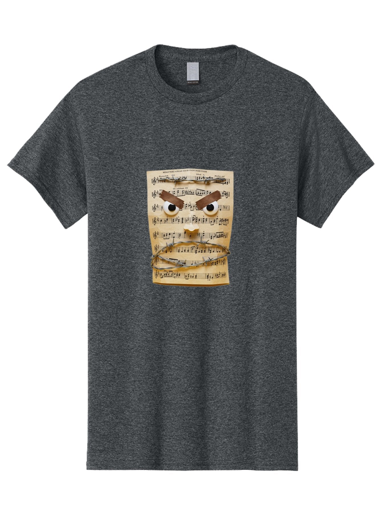 Sheet-Music-Portrait Men'S Graphic Tee, 100% Cotton, Comfortable Casual Summer Wear, Machine Washable, Vintage Camera, Old Camera, Antique Camera, Black Camera, Classic Photography, Photography Equipment, Nostalgic Device, Film Camera, Bar482 3