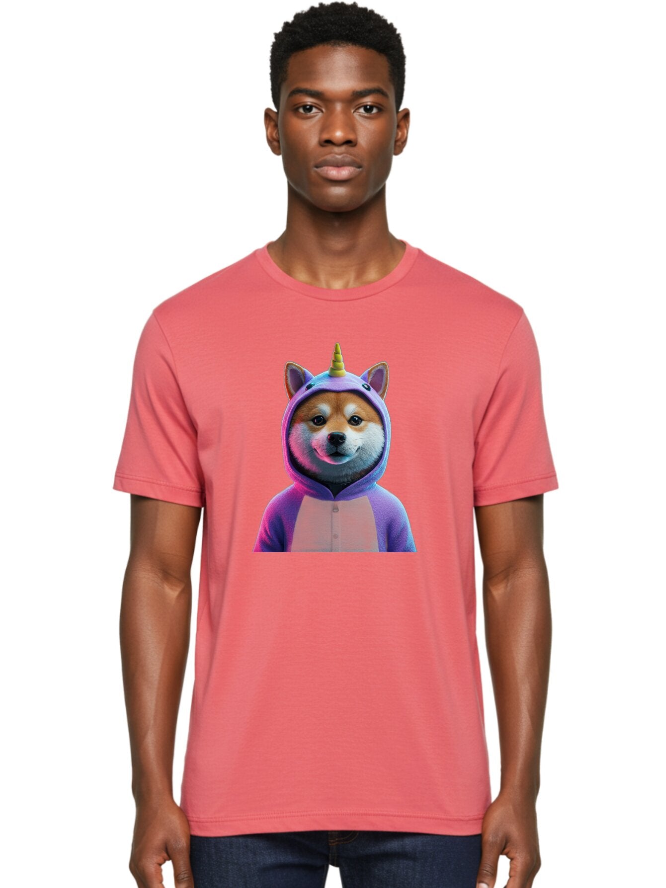 Shiba-Inu-Unicorn Men'S Graphic Tee, 100% Cotton, Comfortable Casual Summer Wear, Machine Washable, Vintage Camera, Old Camera, Antique Camera, Black Camera, Classic Photography, Photography Equipment, Nostalgic Device, Film Camera, Camera Art Bar483 21