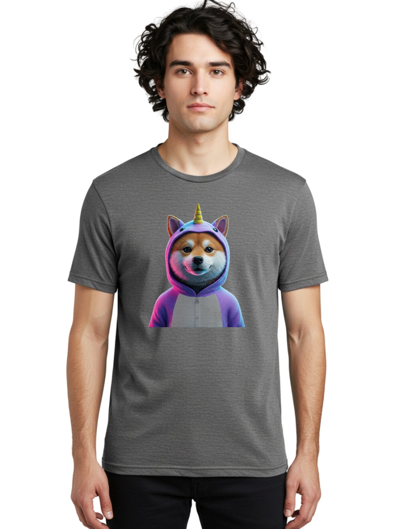 Shiba-Inu-Unicorn Men'S Graphic Tee, 100% Cotton, Comfortable Casual Summer Wear, Machine Washable, Vintage Camera, Old Camera, Antique Camera, Black Camera, Classic Photography, Photography Equipment, Nostalgic Device, Film Camera, Camera Art Bar483 28