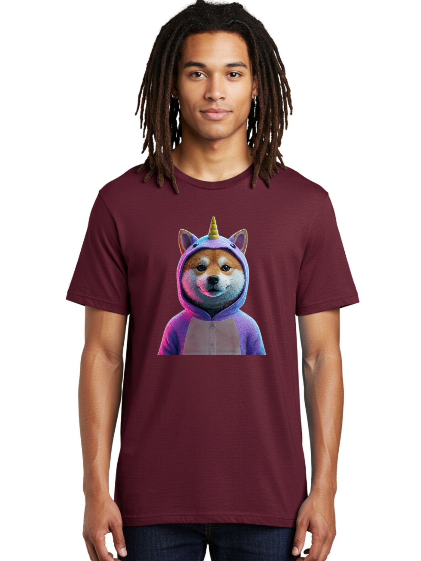 Shiba-Inu-Unicorn Men'S Graphic Tee, 100% Cotton, Comfortable Casual Summer Wear, Machine Washable, Vintage Camera, Old Camera, Antique Camera, Black Camera, Classic Photography, Photography Equipment, Nostalgic Device, Film Camera, Camera Art Bar483 24