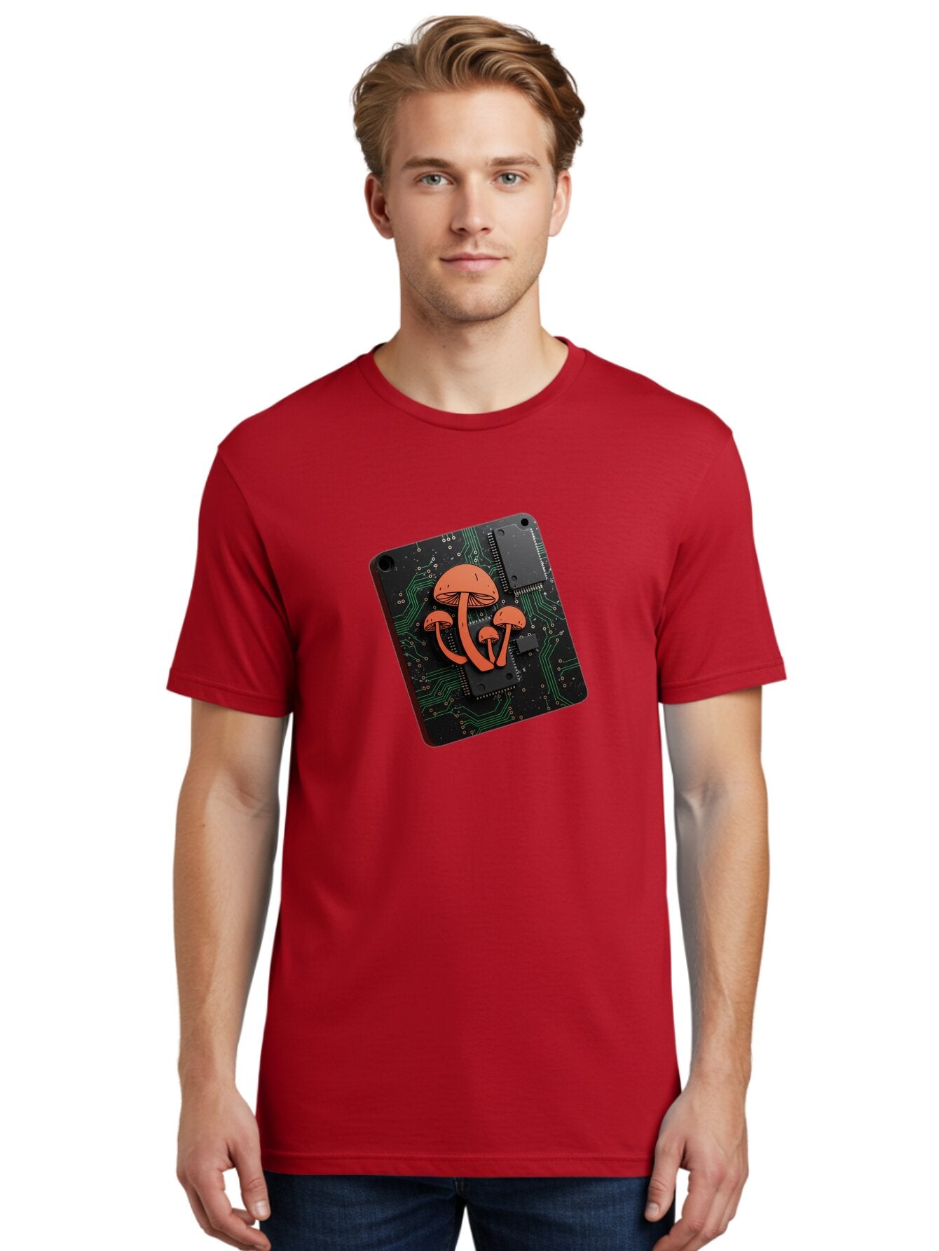 Shroom Men'S Graphic Tee, 100% Cotton, Comfortable Casual Summer Wear, Machine Washable, Vintage Camera, Old Camera, Antique Camera, Black Camera, Classic Photography, Photography Equipment, Nostalgic Device, Film Camera, Camera Art Bar485 25