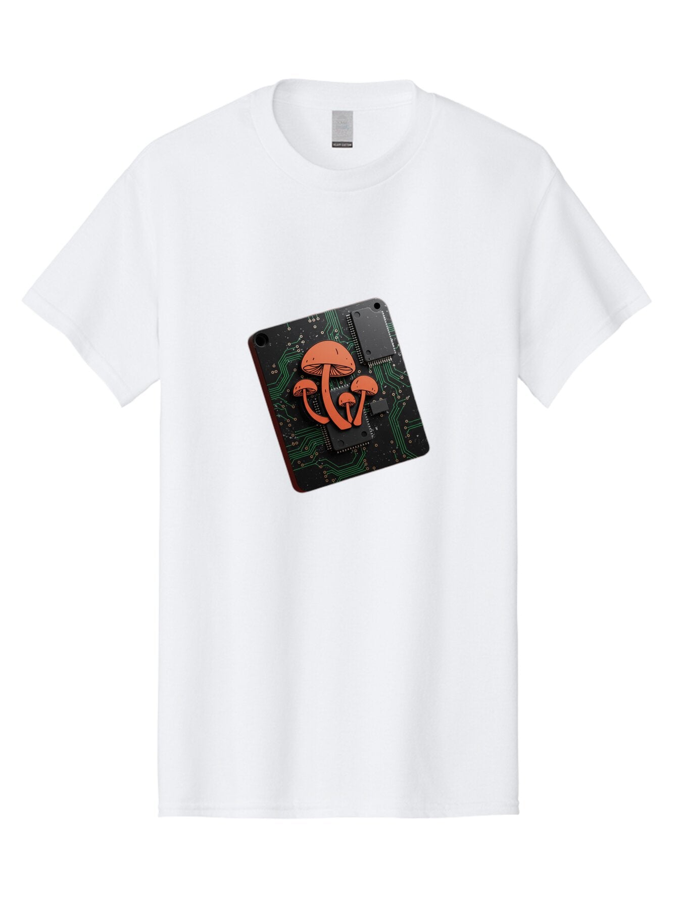 Shroom Men'S Graphic Tee, 100% Cotton, Comfortable Casual Summer Wear, Machine Washable, Vintage Camera, Old Camera, Antique Camera, Black Camera, Classic Photography, Photography Equipment, Nostalgic Device, Film Camera, Camera Art Bar485
