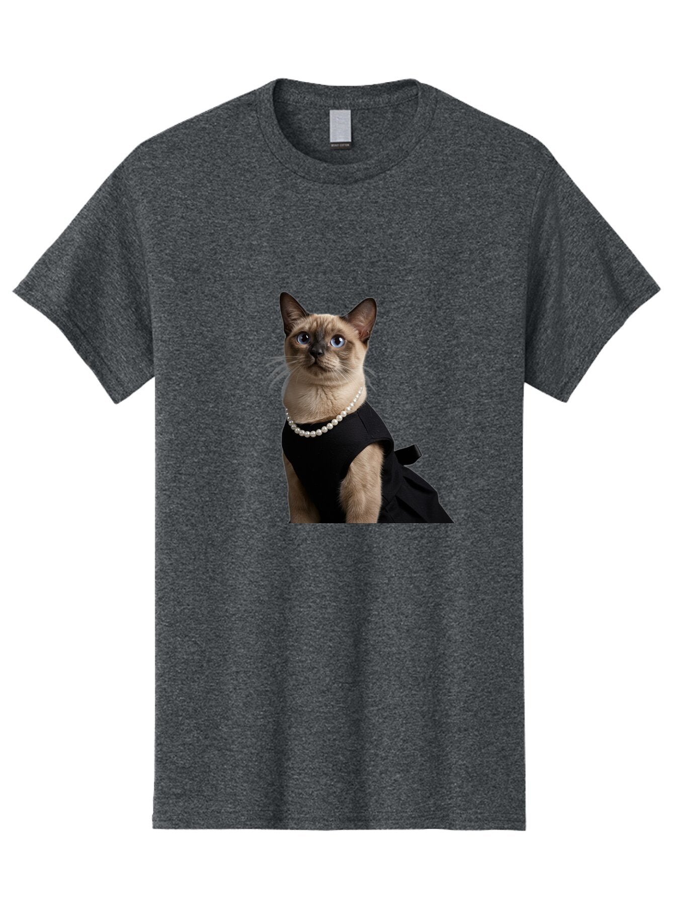 Siamese-Cat-In-Black-Dress Men'S Graphic Tee, 100% Cotton, Comfortable Casual Summer Wear, Machine Washable, Vintage Camera, Old Camera, Antique Camera, Black Camera, Classic Photography, Photography Equipment, Nostalgic Device, Film Camera, Bar486 15