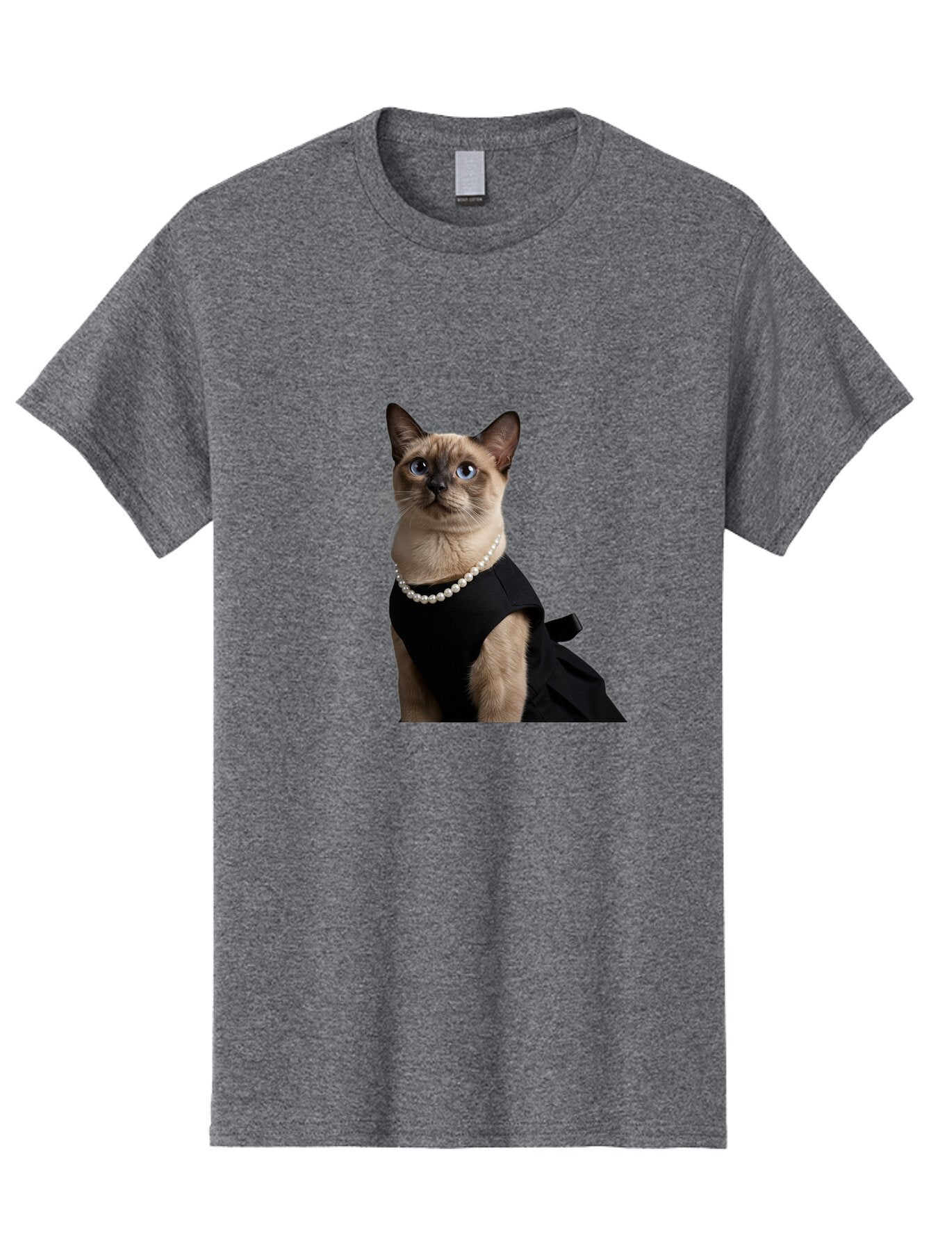 Siamese-Cat-In-Black-Dress Men'S Graphic Tee, 100% Cotton, Comfortable Casual Summer Wear, Machine Washable, Vintage Camera, Old Camera, Antique Camera, Black Camera, Classic Photography, Photography Equipment, Nostalgic Device, Film Camera, Bar486 6