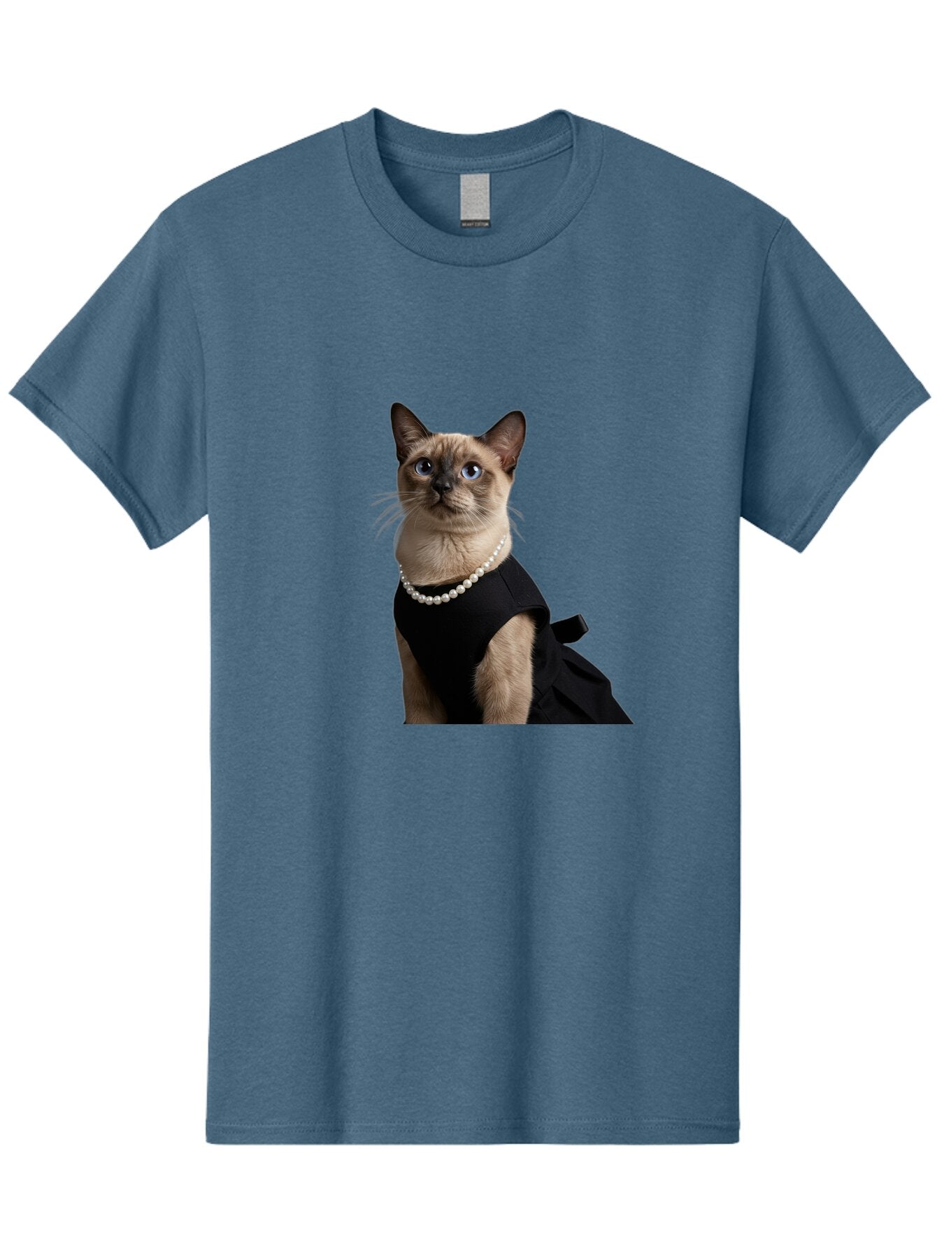 Siamese-Cat-In-Black-Dress Men'S Graphic Tee, 100% Cotton, Comfortable Casual Summer Wear, Machine Washable, Vintage Camera, Old Camera, Antique Camera, Black Camera, Classic Photography, Photography Equipment, Nostalgic Device, Film Camera, Bar486 7