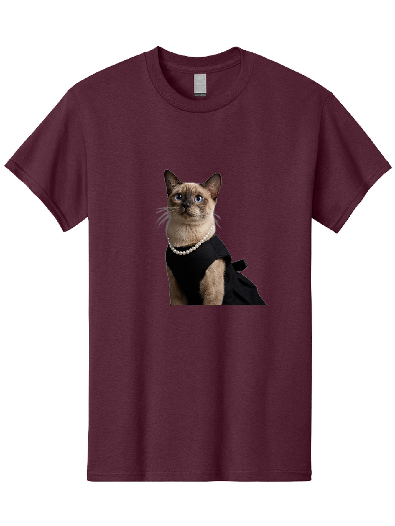 Siamese-Cat-In-Black-Dress Men'S Graphic Tee, 100% Cotton, Comfortable Casual Summer Wear, Machine Washable, Vintage Camera, Old Camera, Antique Camera, Black Camera, Classic Photography, Photography Equipment, Nostalgic Device, Film Camera, Bar486 9