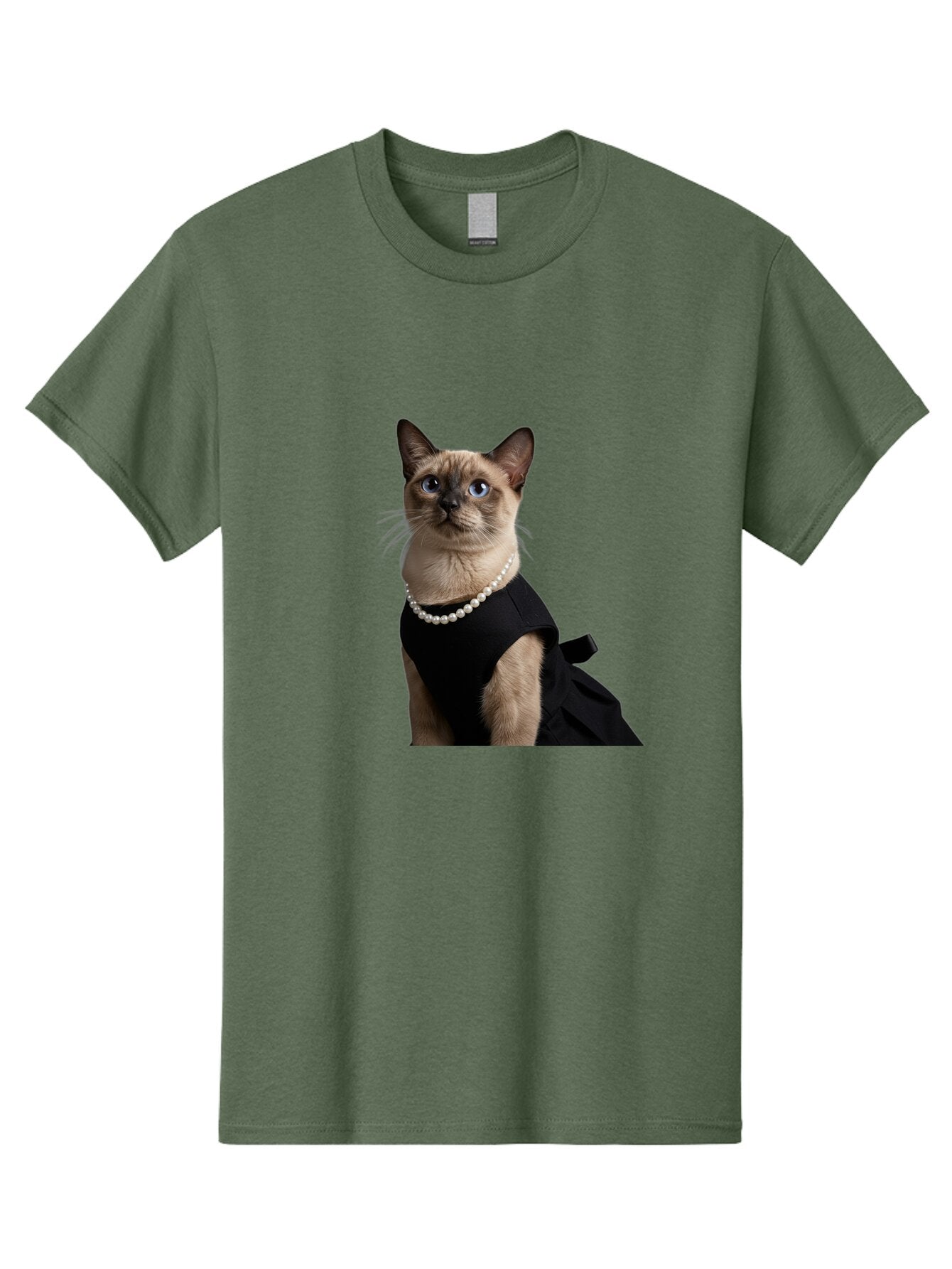 Siamese-Cat-In-Black-Dress Men'S Graphic Tee, 100% Cotton, Comfortable Casual Summer Wear, Machine Washable, Vintage Camera, Old Camera, Antique Camera, Black Camera, Classic Photography, Photography Equipment, Nostalgic Device, Film Camera, Bar486 8