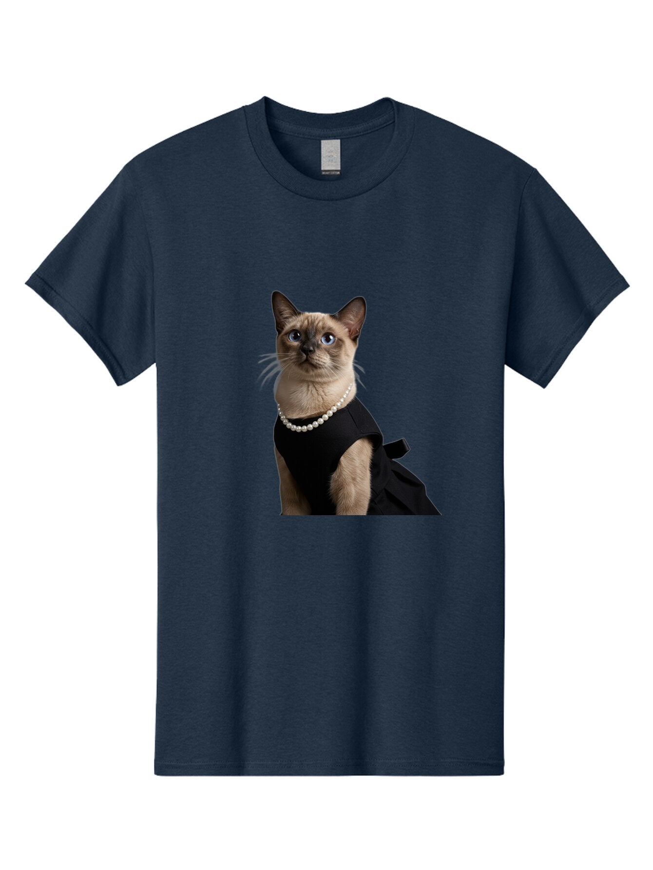 Siamese-Cat-In-Black-Dress Men'S Graphic Tee, 100% Cotton, Comfortable Casual Summer Wear, Machine Washable, Vintage Camera, Old Camera, Antique Camera, Black Camera, Classic Photography, Photography Equipment, Nostalgic Device, Film Camera, Bar486 3