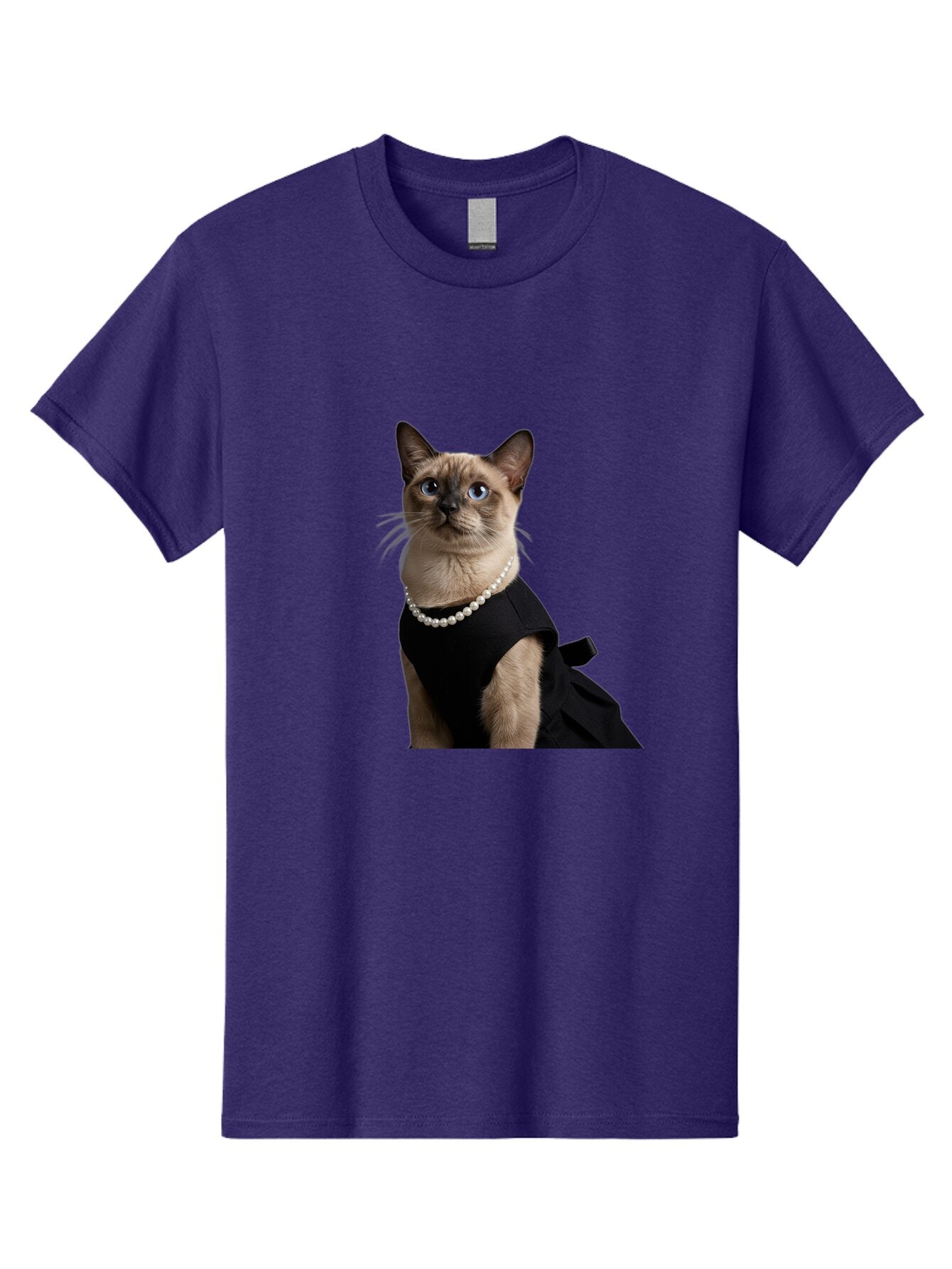 Siamese-Cat-In-Black-Dress Men'S Graphic Tee, 100% Cotton, Comfortable Casual Summer Wear, Machine Washable, Vintage Camera, Old Camera, Antique Camera, Black Camera, Classic Photography, Photography Equipment, Nostalgic Device, Film Camera, Bar486 13