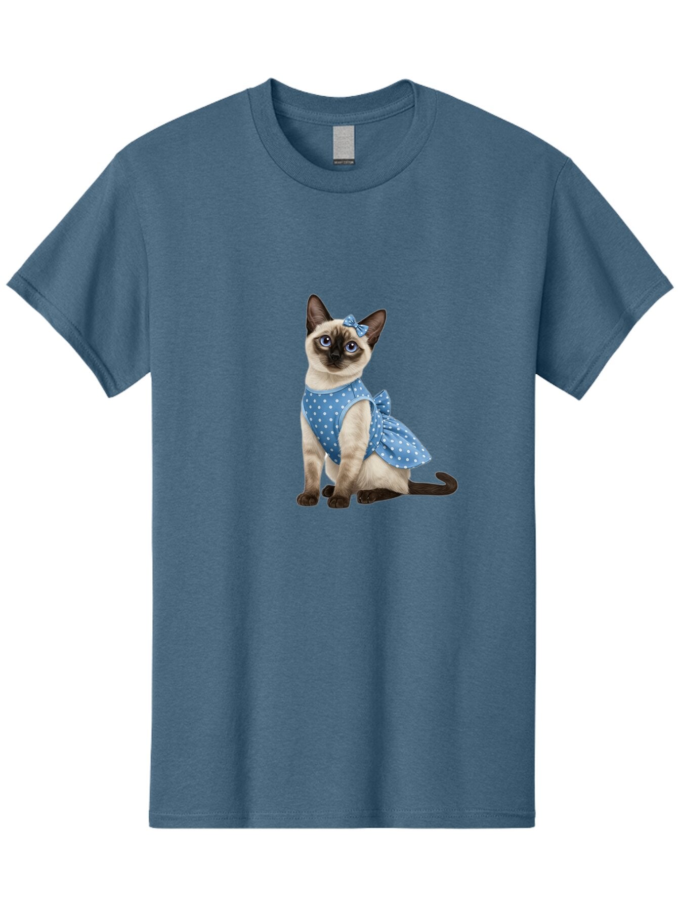 Siamese-Cat-In-Blue-Dress Men'S Graphic Tee, 100% Cotton, Comfortable Casual Summer Wear, Machine Washable, Vintage Camera, Old Camera, Antique Camera, Black Camera, Classic Photography, Photography Equipment, Nostalgic Device, Film Camera, Bar487 7