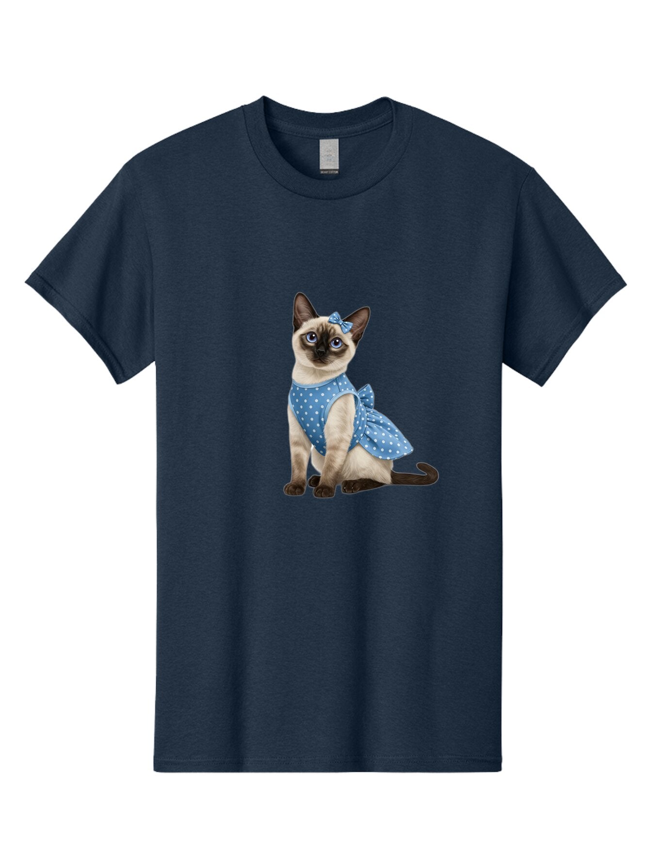 Siamese-Cat-In-Blue-Dress Men'S Graphic Tee, 100% Cotton, Comfortable Casual Summer Wear, Machine Washable, Vintage Camera, Old Camera, Antique Camera, Black Camera, Classic Photography, Photography Equipment, Nostalgic Device, Film Camera, Bar487 13