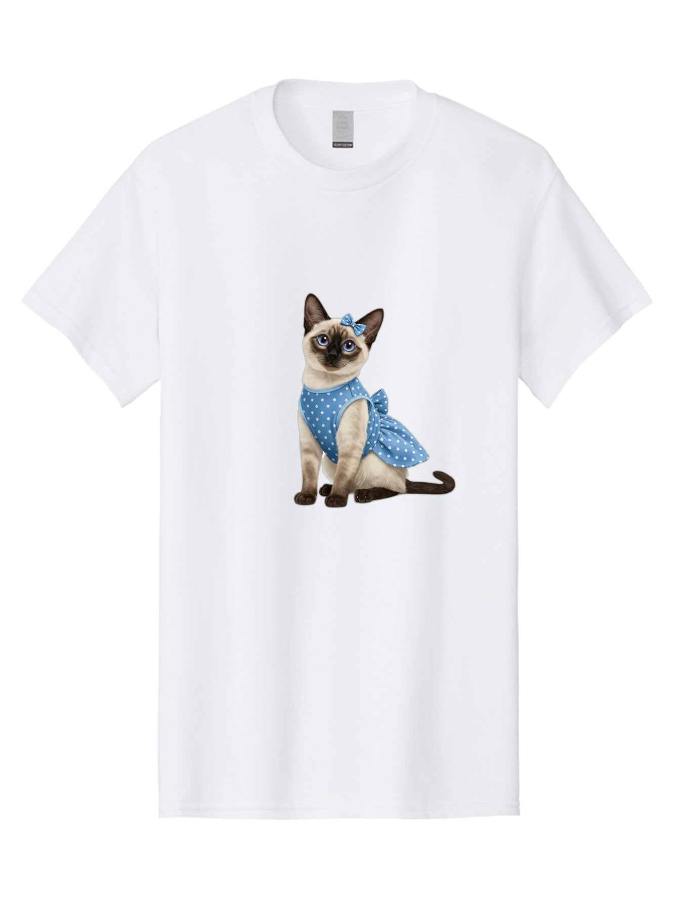 Siamese-Cat-In-Blue-Dress Men'S Graphic Tee, 100% Cotton, Comfortable Casual Summer Wear, Machine Washable, Vintage Camera, Old Camera, Antique Camera, Black Camera, Classic Photography, Photography Equipment, Nostalgic Device, Film Camera, Bar487 10