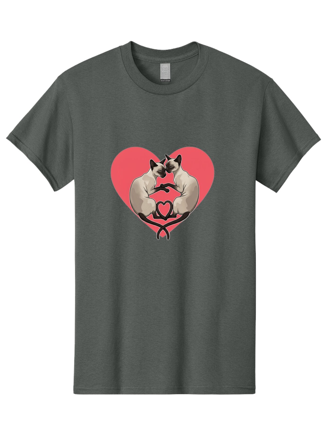 Siamese-Cats-Heart Men'S Graphic Tee, 100% Cotton, Comfortable Casual Summer Wear, Machine Washable, Vintage Camera, Old Camera, Antique Camera, Black Camera, Classic Photography, Photography Equipment, Nostalgic Device, Film Camera, Bar489 5