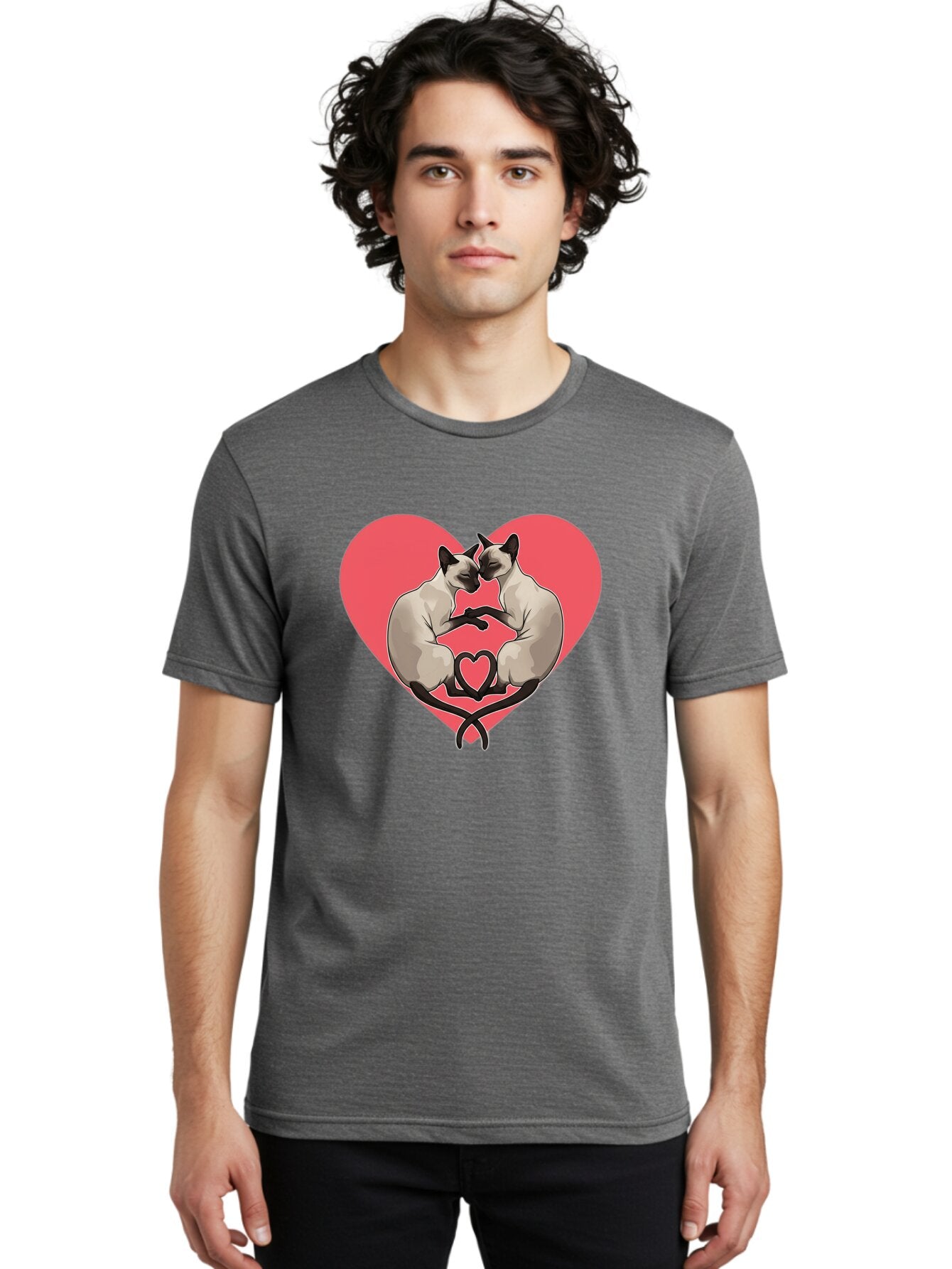 Siamese-Cats-Heart Men'S Graphic Tee, 100% Cotton, Comfortable Casual Summer Wear, Machine Washable, Vintage Camera, Old Camera, Antique Camera, Black Camera, Classic Photography, Photography Equipment, Nostalgic Device, Film Camera, Bar489 27