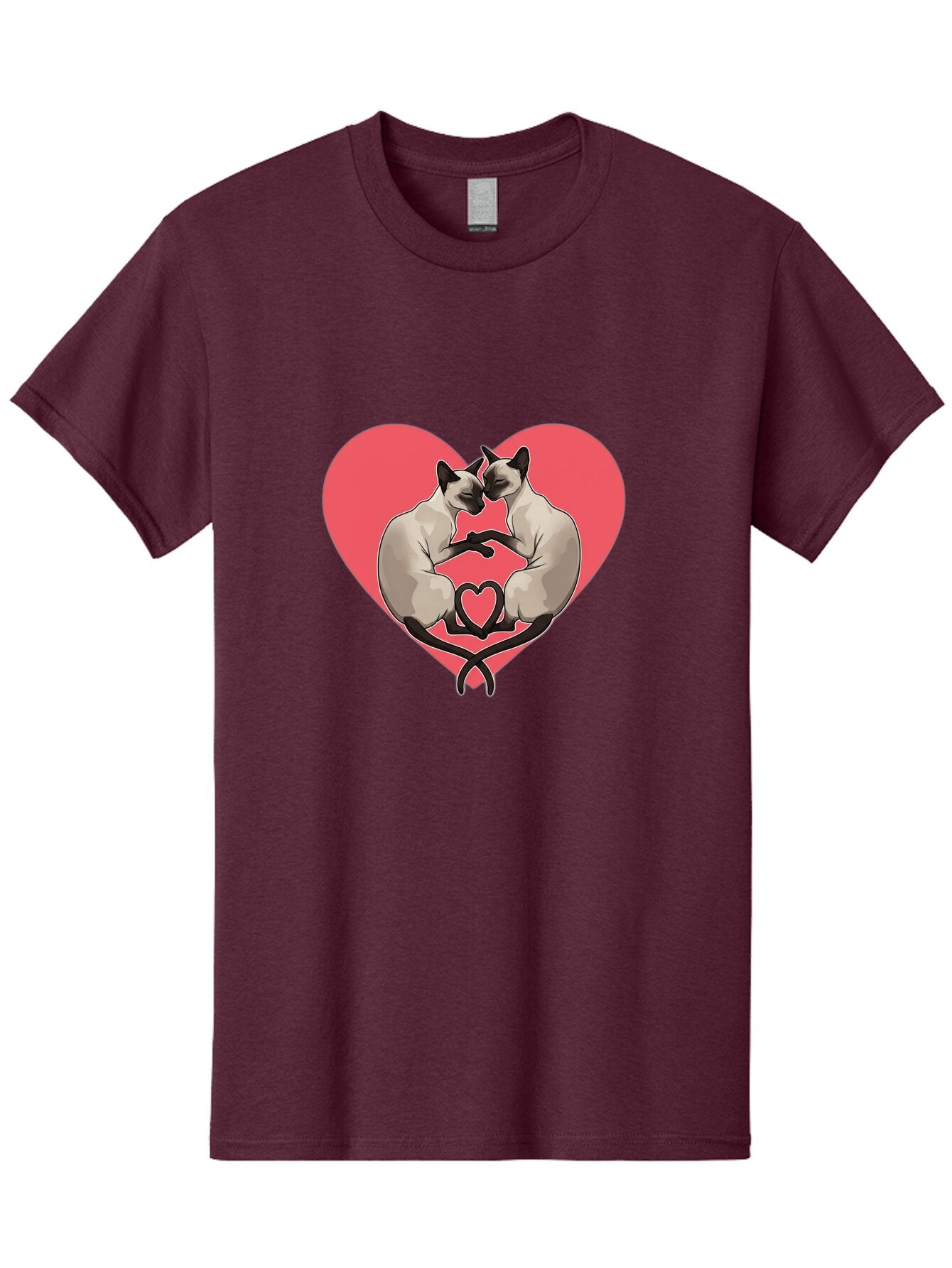 Siamese-Cats-Heart Men'S Graphic Tee, 100% Cotton, Comfortable Casual Summer Wear, Machine Washable, Vintage Camera, Old Camera, Antique Camera, Black Camera, Classic Photography, Photography Equipment, Nostalgic Device, Film Camera, Bar489 7