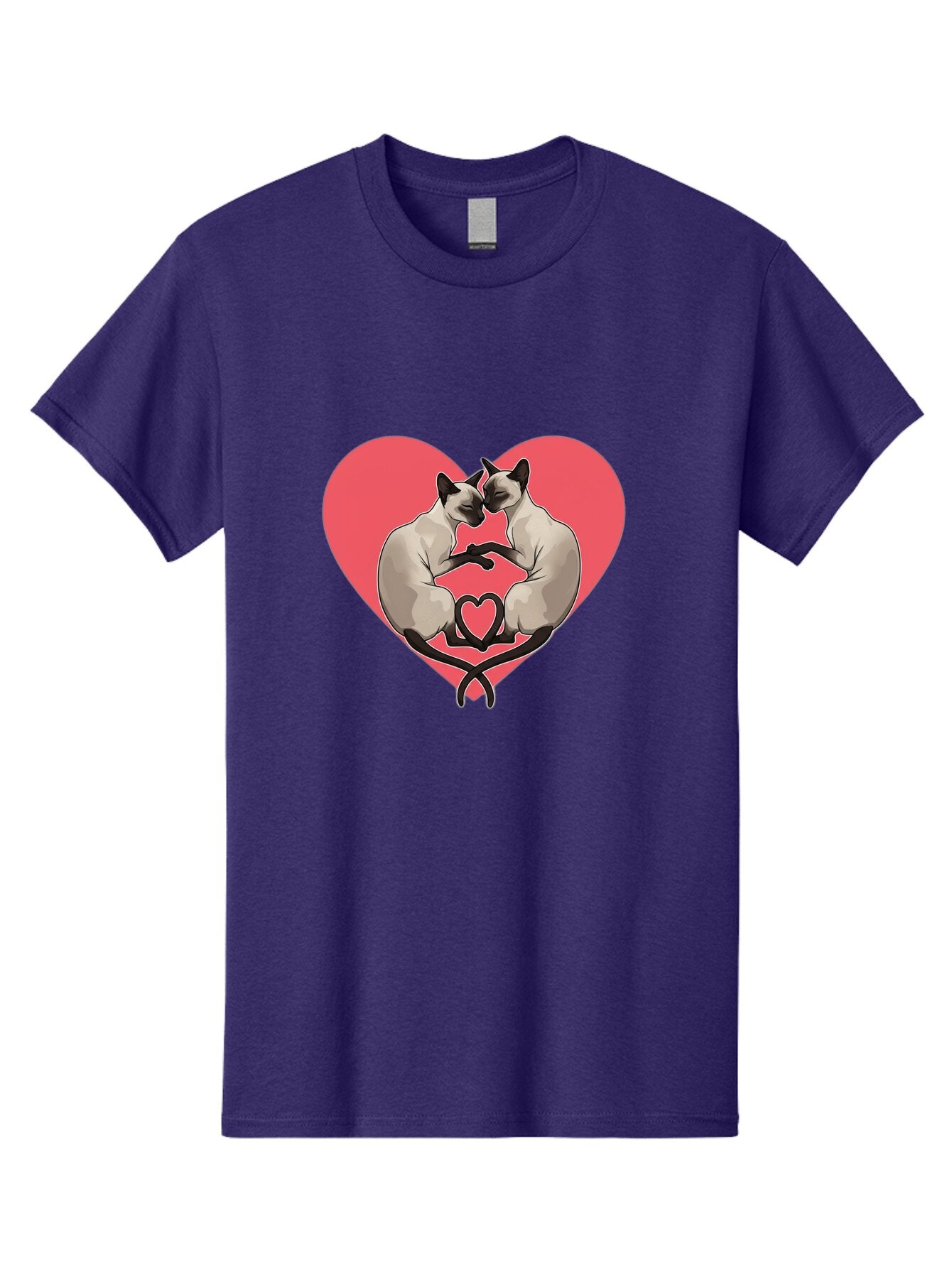 Siamese-Cats-Heart Men'S Graphic Tee, 100% Cotton, Comfortable Casual Summer Wear, Machine Washable, Vintage Camera, Old Camera, Antique Camera, Black Camera, Classic Photography, Photography Equipment, Nostalgic Device, Film Camera, Bar489 3