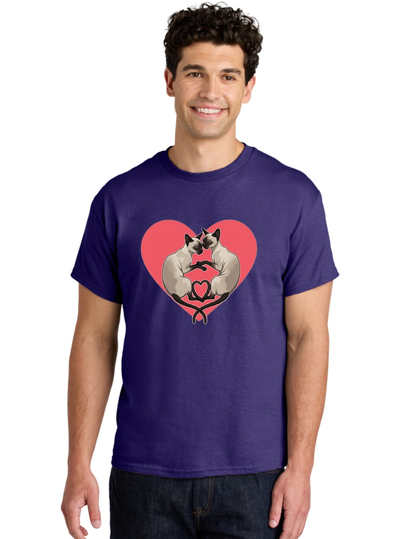 Siamese-Cats-Heart Men'S Graphic Tee, 100% Cotton, Comfortable Casual Summer Wear, Machine Washable, Vintage Camera, Old Camera, Antique Camera, Black Camera, Classic Photography, Photography Equipment, Nostalgic Device, Film Camera, Bar489 22