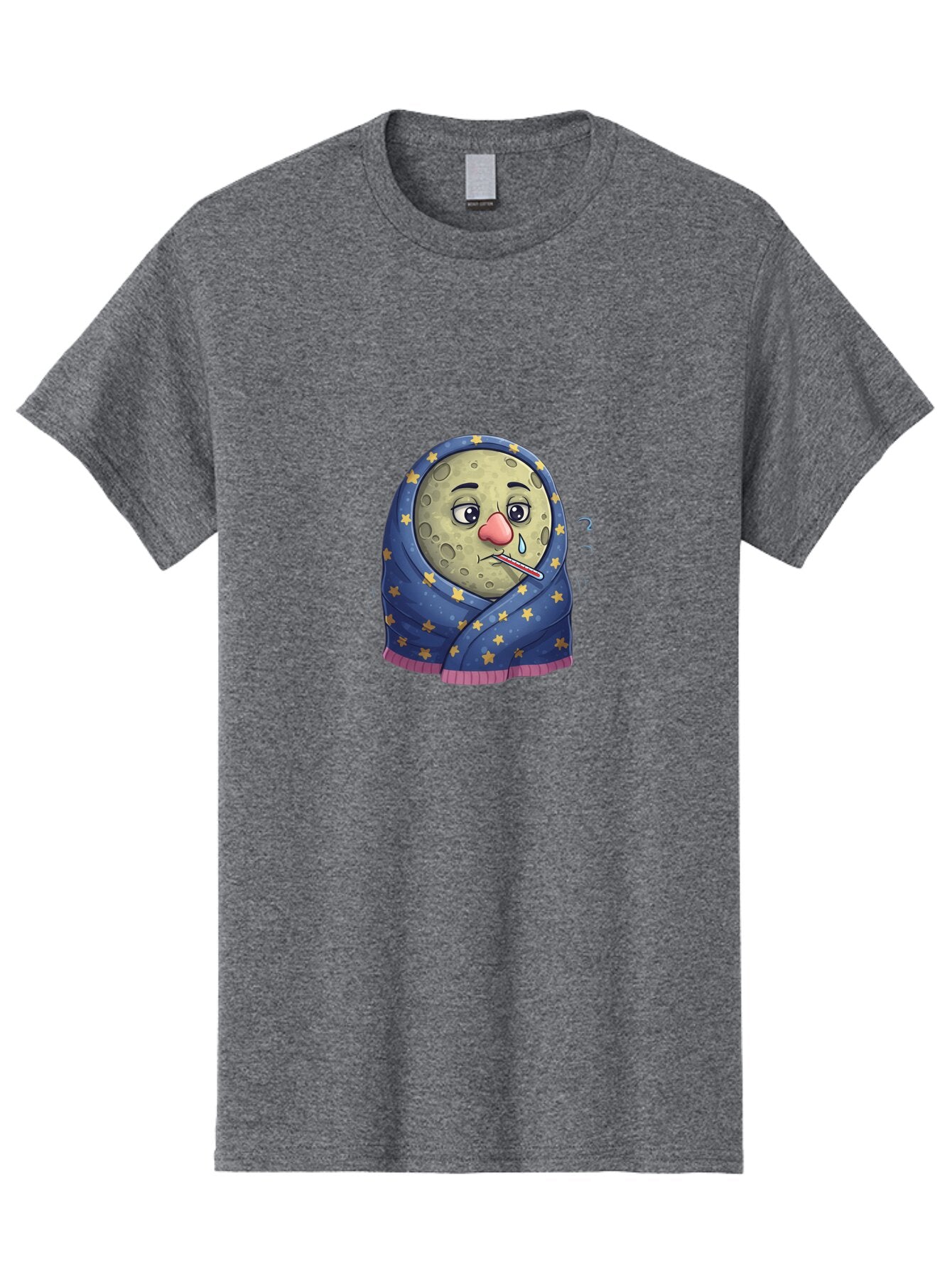 Sick-Moon-1 Men'S Graphic Tee, 100% Cotton, Comfortable Casual Summer Wear, Machine Washable, Vintage Camera, Old Camera, Antique Camera, Black Camera, Classic Photography, Photography Equipment, Nostalgic Device, Film Camera, Camera Art Bar490