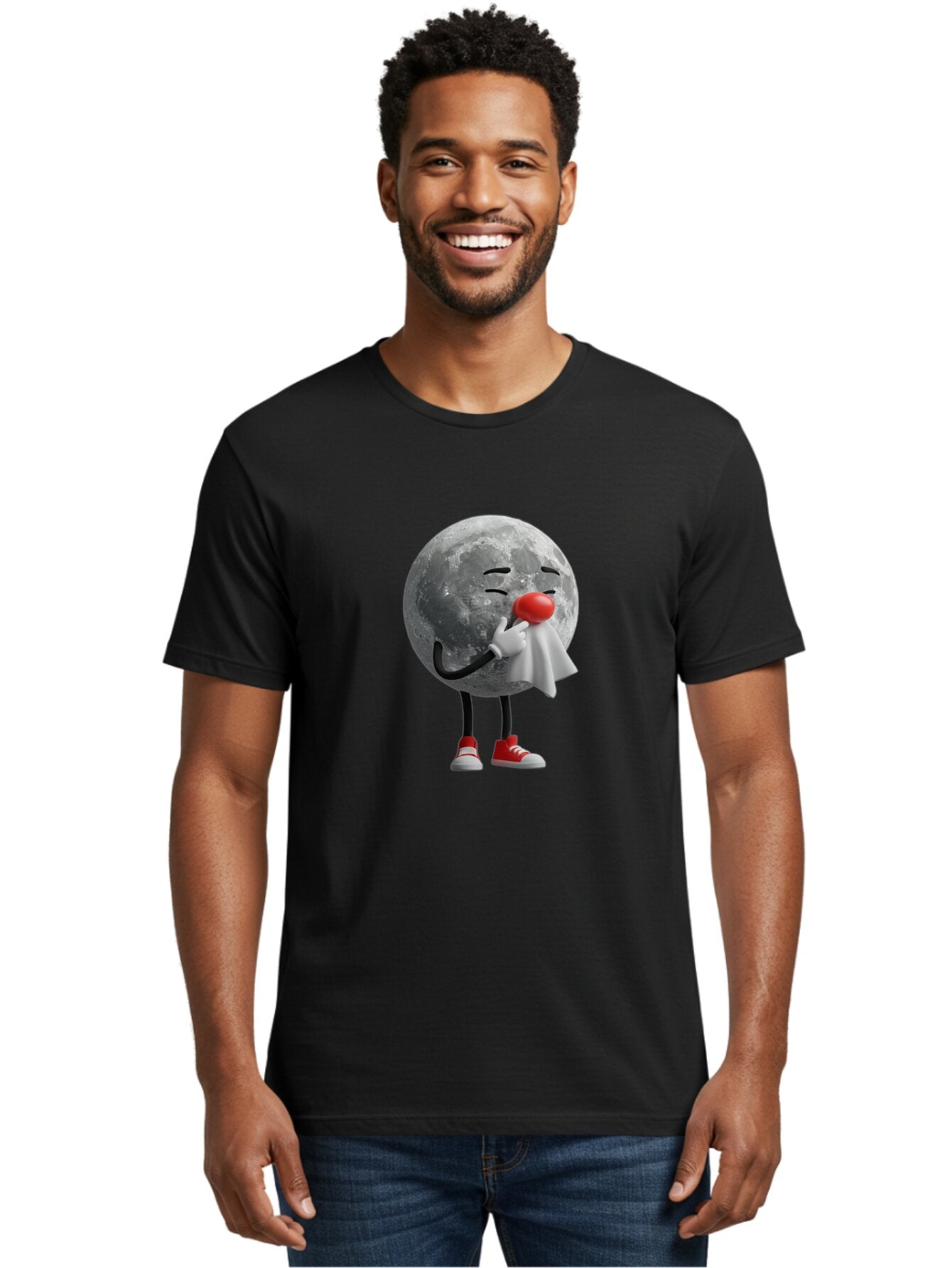 Sick-Moon-2 Men'S Graphic Tee, 100% Cotton, Comfortable Casual Summer Wear, Machine Washable, Vintage Camera, Old Camera, Antique Camera, Black Camera, Classic Photography, Photography Equipment, Nostalgic Device, Film Camera, Camera Art Bar491 16