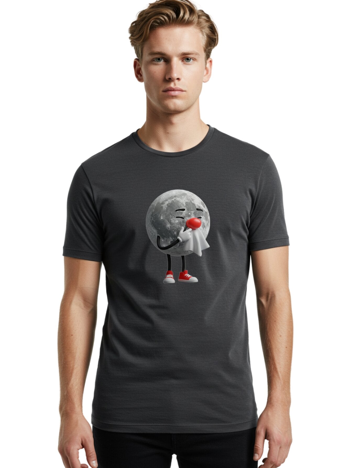 Sick-Moon-2 Men'S Graphic Tee, 100% Cotton, Comfortable Casual Summer Wear, Machine Washable, Vintage Camera, Old Camera, Antique Camera, Black Camera, Classic Photography, Photography Equipment, Nostalgic Device, Film Camera, Camera Art Bar491 28