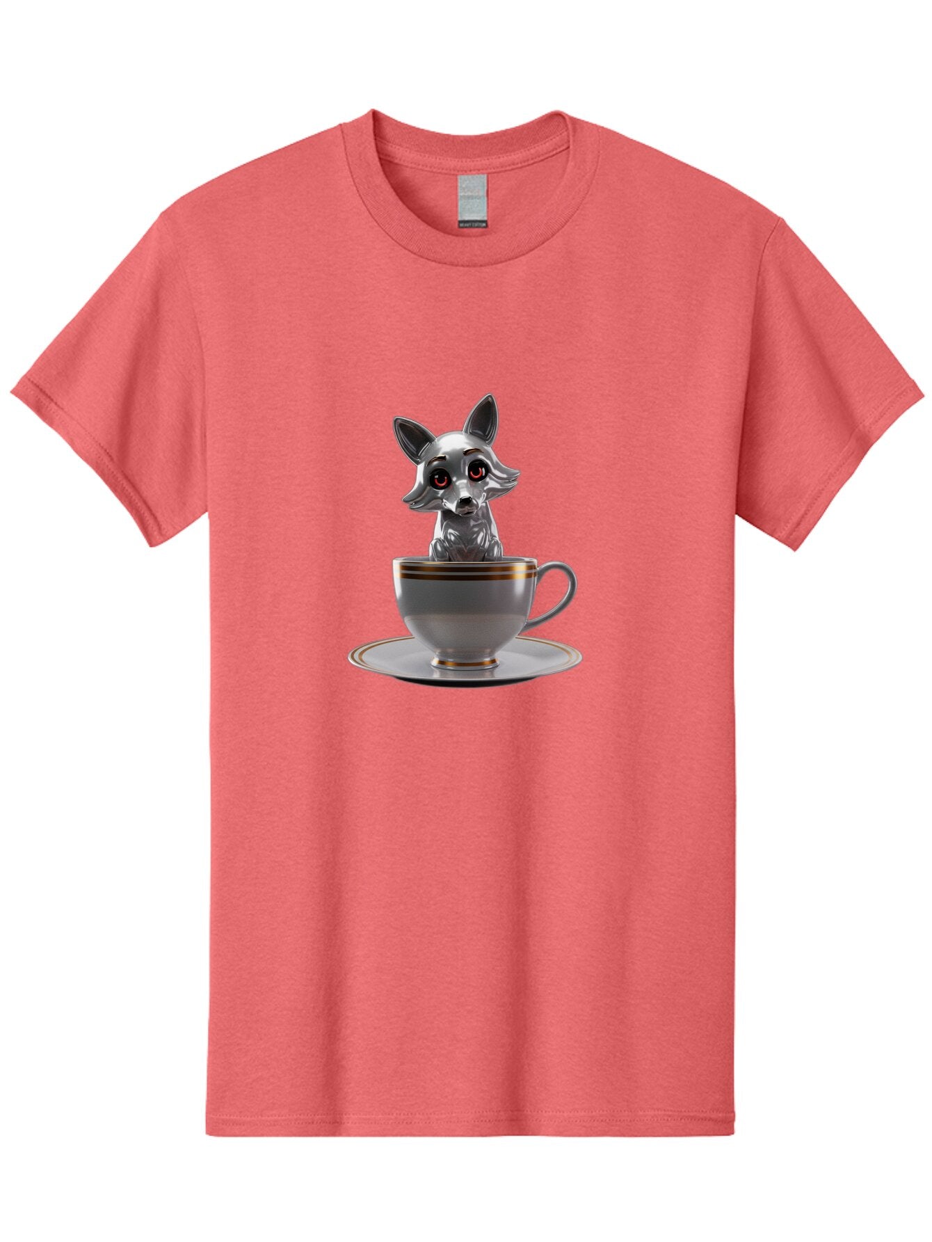 Silver-Fox-In-Cup Men'S Graphic Tee, 100% Cotton, Comfortable Casual Summer Wear, Machine Washable, Vintage Camera, Old Camera, Antique Camera, Black Camera, Classic Photography, Photography Equipment, Nostalgic Device, Film Camera, Camera Art Bar493 12