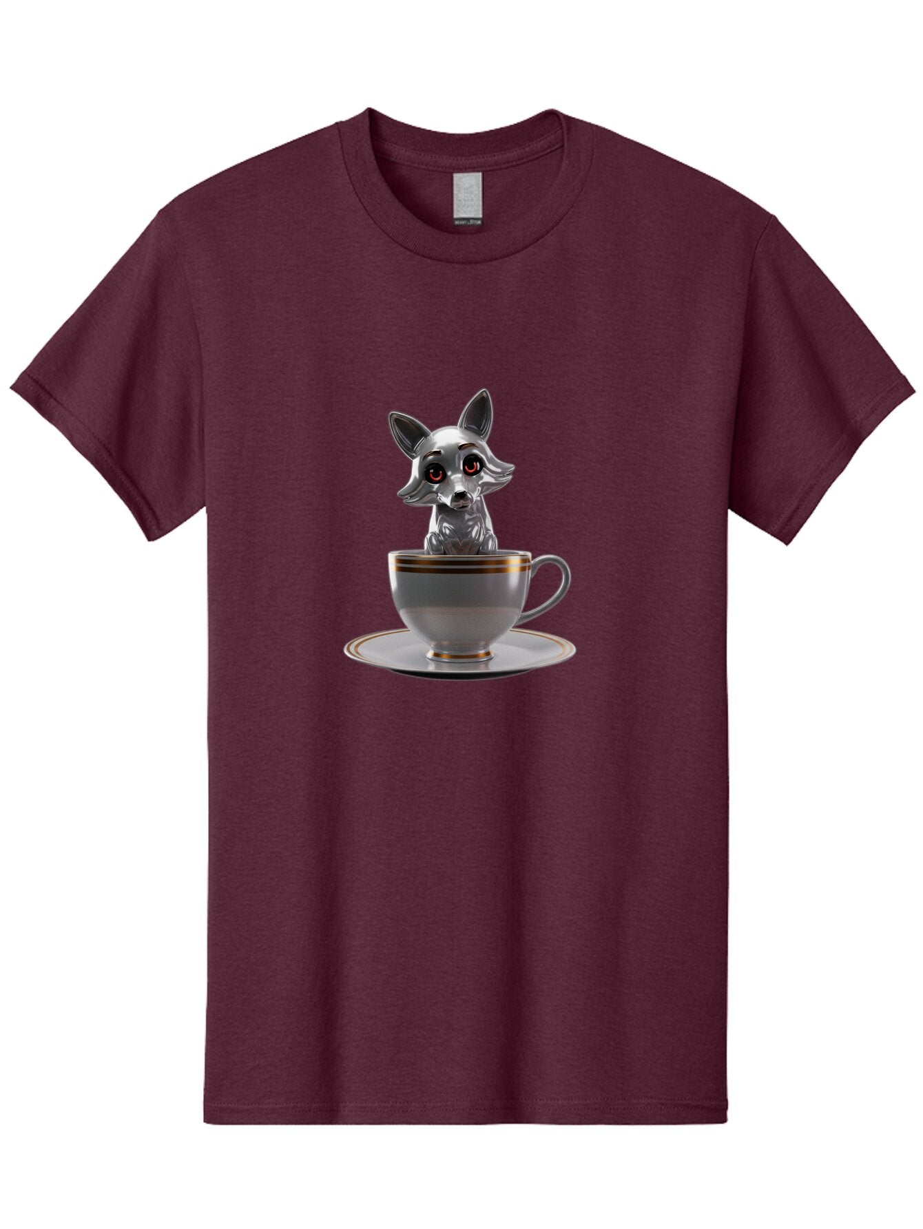 Silver-Fox-In-Cup Men'S Graphic Tee, 100% Cotton, Comfortable Casual Summer Wear, Machine Washable, Vintage Camera, Old Camera, Antique Camera, Black Camera, Classic Photography, Photography Equipment, Nostalgic Device, Film Camera, Camera Art Bar493 11