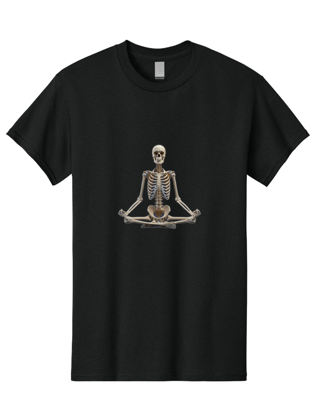 Skeleton-In-Lotus-Position Men'S Graphic Tee, 100% Cotton, Comfortable Casual Summer Wear, Machine Washable, Vintage Camera, Old Camera, Antique Camera, Black Camera, Classic Photography, Photography Equipment, Nostalgic Device, Film Camera, Bar495 13