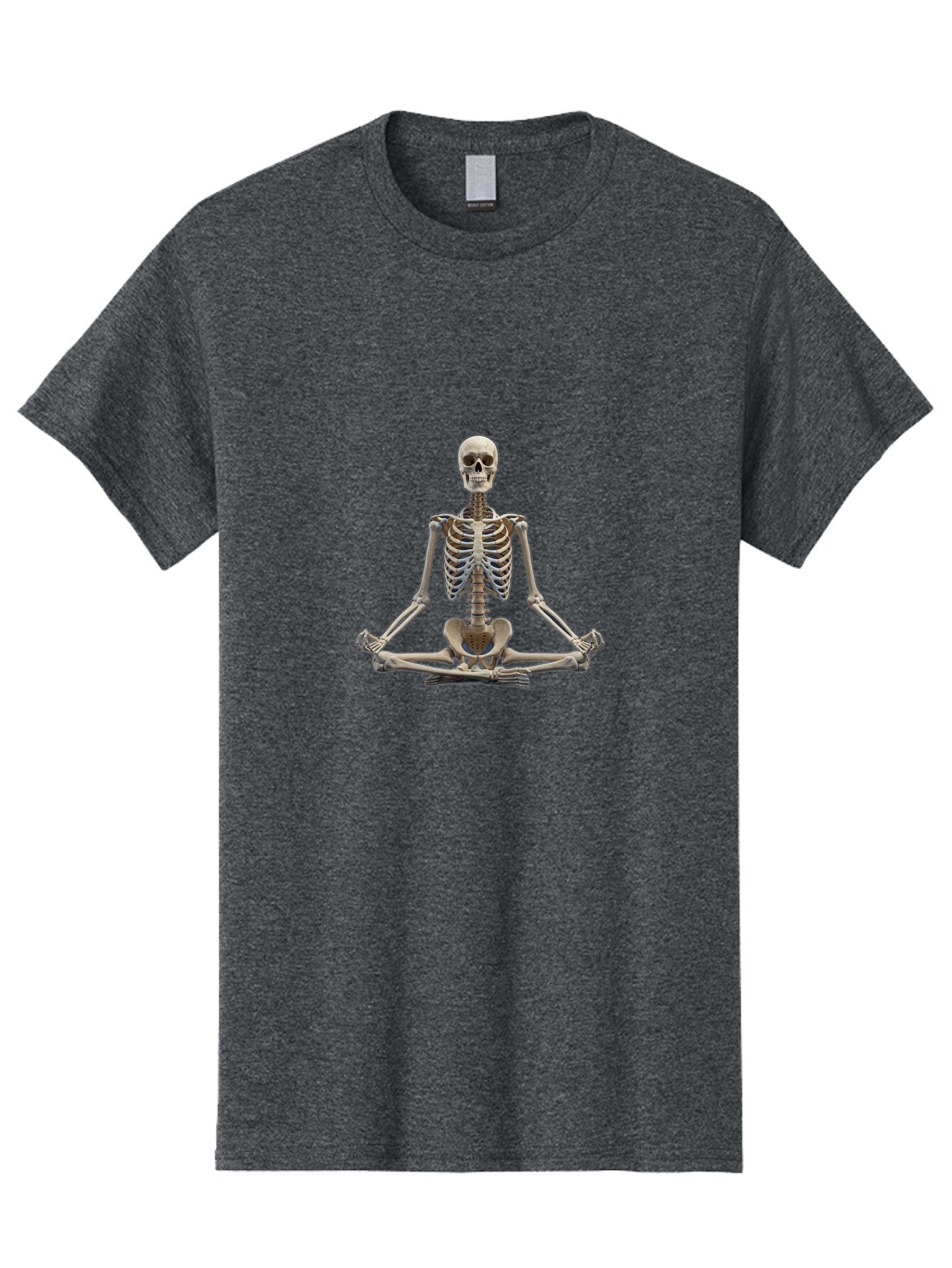 Skeleton-In-Lotus-Position Men'S Graphic Tee, 100% Cotton, Comfortable Casual Summer Wear, Machine Washable, Vintage Camera, Old Camera, Antique Camera, Black Camera, Classic Photography, Photography Equipment, Nostalgic Device, Film Camera, Bar495 7