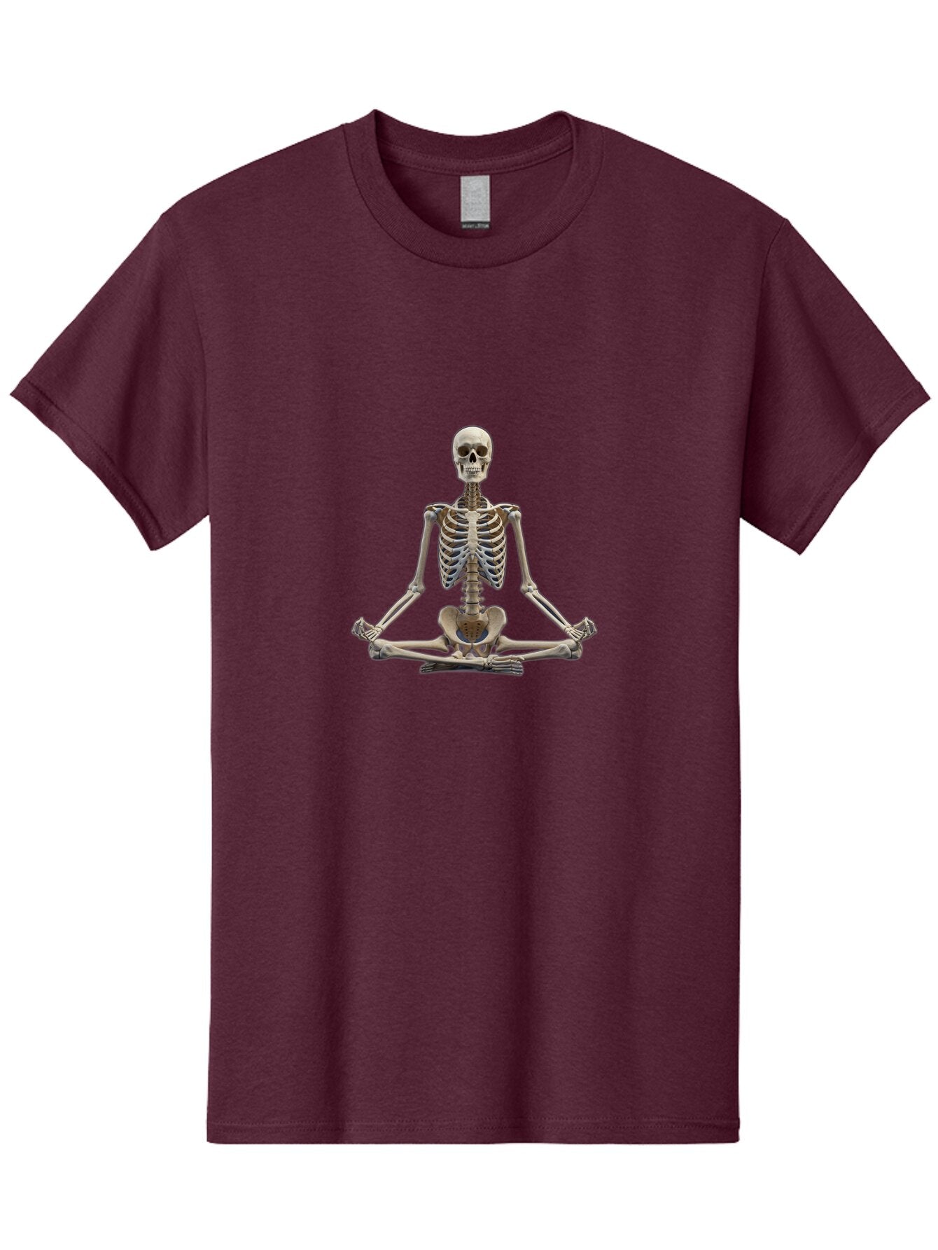 Skeleton-In-Lotus-Position Men'S Graphic Tee, 100% Cotton, Comfortable Casual Summer Wear, Machine Washable, Vintage Camera, Old Camera, Antique Camera, Black Camera, Classic Photography, Photography Equipment, Nostalgic Device, Film Camera, Bar495 4