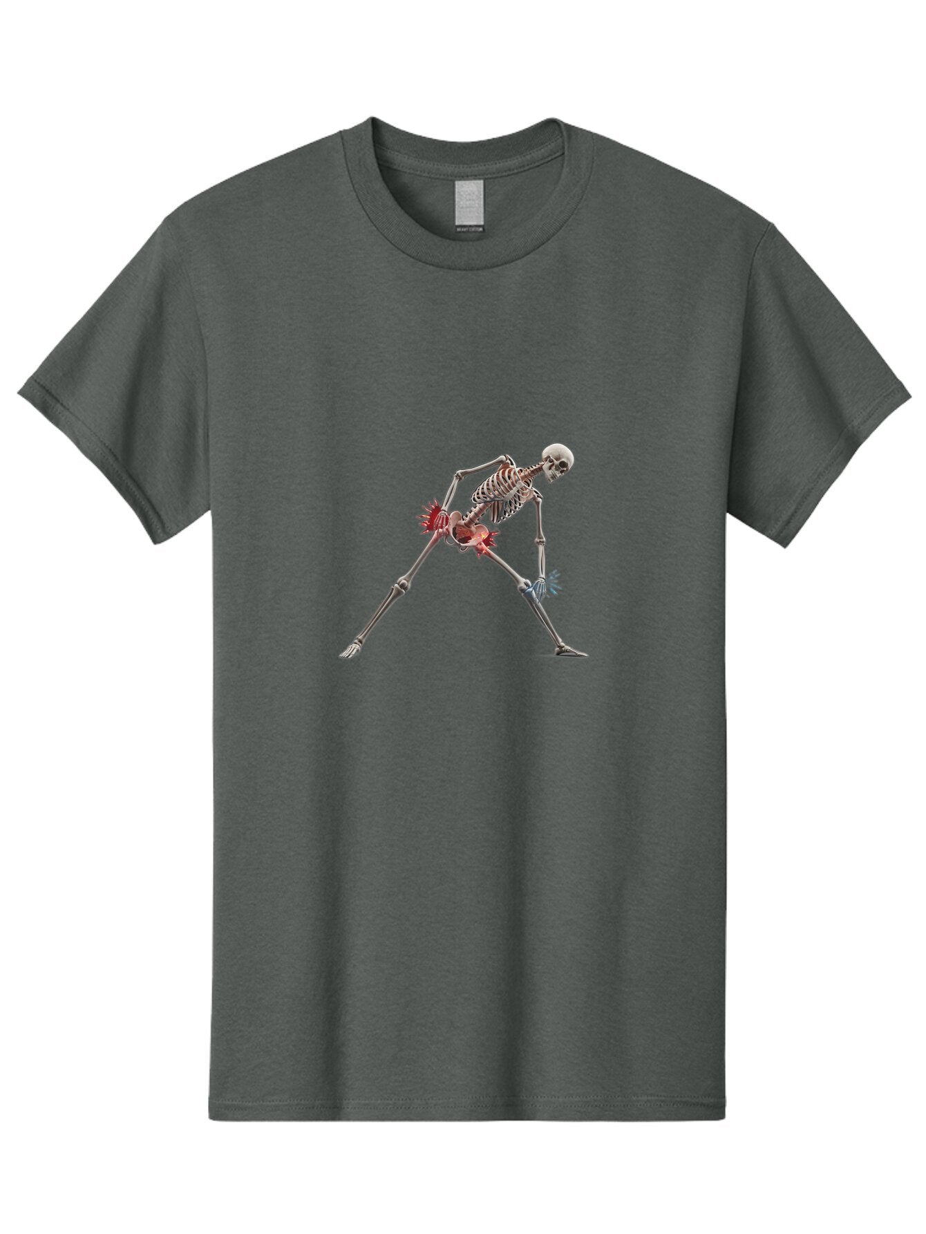 Skeleton-In-Warrior-Pose Men'S Graphic Tee, 100% Cotton, Comfortable Casual Summer Wear, Machine Washable, Vintage Camera, Old Camera, Antique Camera, Black Camera, Classic Photography, Photography Equipment, Nostalgic Device, Film Camera, Bar496 5