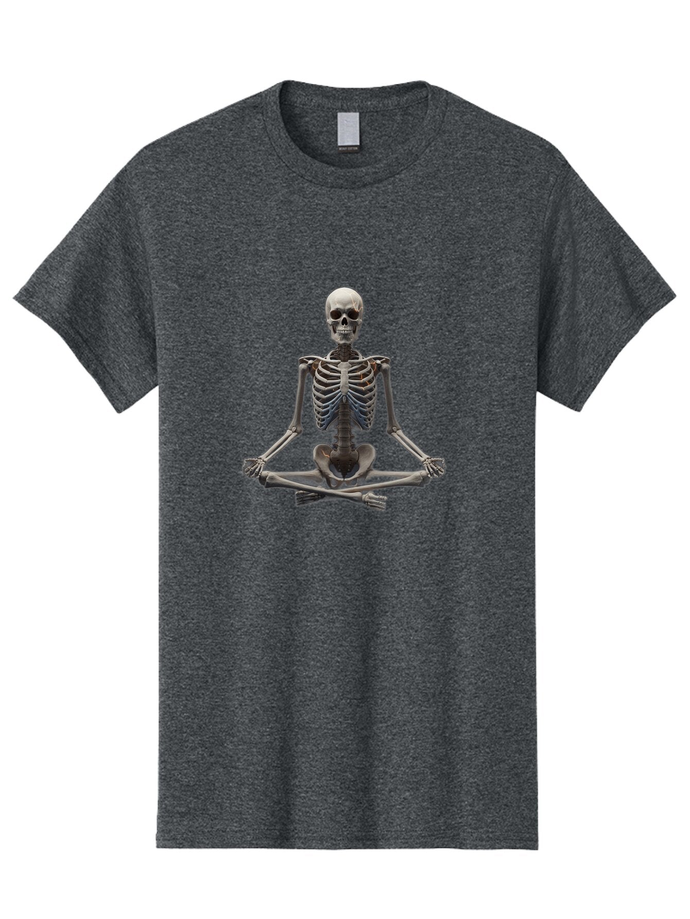 Skeleton-Meditating Men'S Graphic Tee, 100% Cotton, Comfortable Casual Summer Wear, Machine Washable, Vintage Camera, Old Camera, Antique Camera, Black Camera, Classic Photography, Photography Equipment, Nostalgic Device, Film Camera, Bar497 7