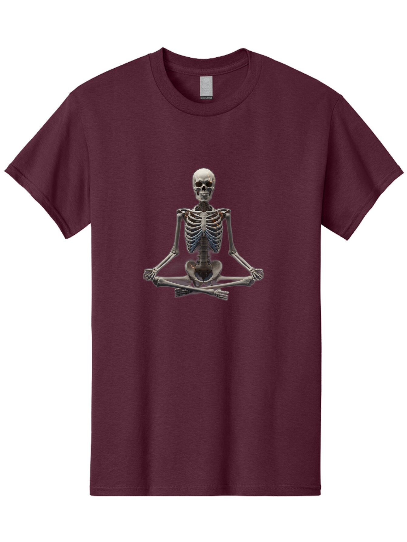 Skeleton-Meditating Men'S Graphic Tee, 100% Cotton, Comfortable Casual Summer Wear, Machine Washable, Vintage Camera, Old Camera, Antique Camera, Black Camera, Classic Photography, Photography Equipment, Nostalgic Device, Film Camera, Bar497 9