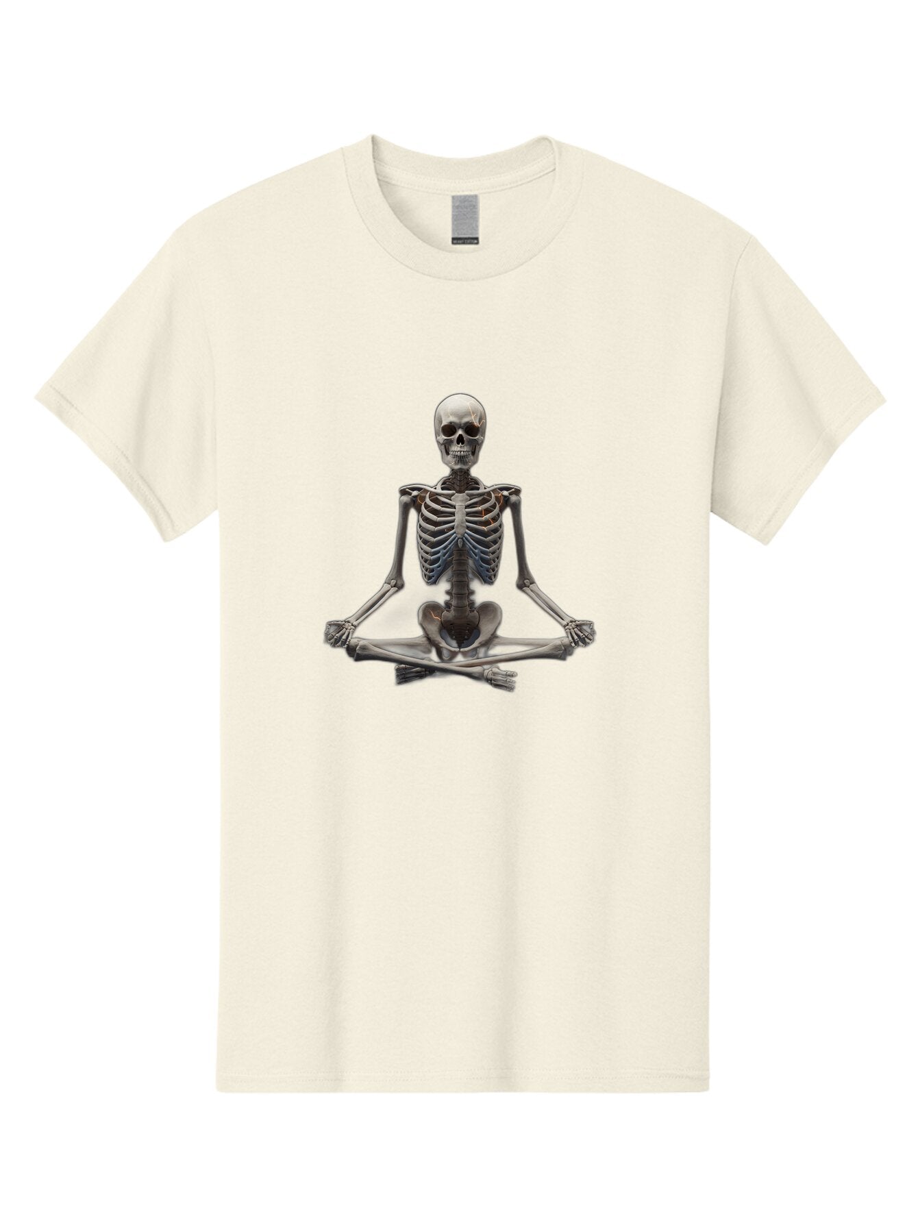 Skeleton-Meditating Men'S Graphic Tee, 100% Cotton, Comfortable Casual Summer Wear, Machine Washable, Vintage Camera, Old Camera, Antique Camera, Black Camera, Classic Photography, Photography Equipment, Nostalgic Device, Film Camera, Bar497 5