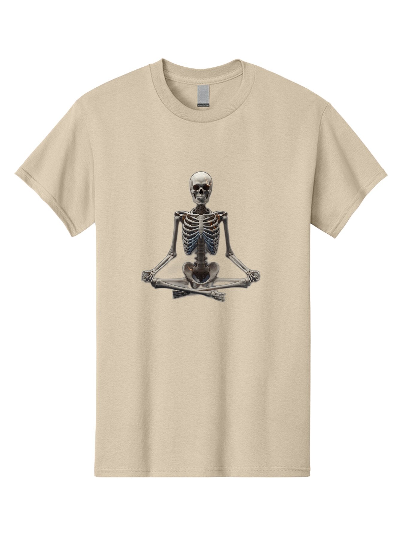 Skeleton-Meditating Men'S Graphic Tee, 100% Cotton, Comfortable Casual Summer Wear, Machine Washable, Vintage Camera, Old Camera, Antique Camera, Black Camera, Classic Photography, Photography Equipment, Nostalgic Device, Film Camera, Bar497 6