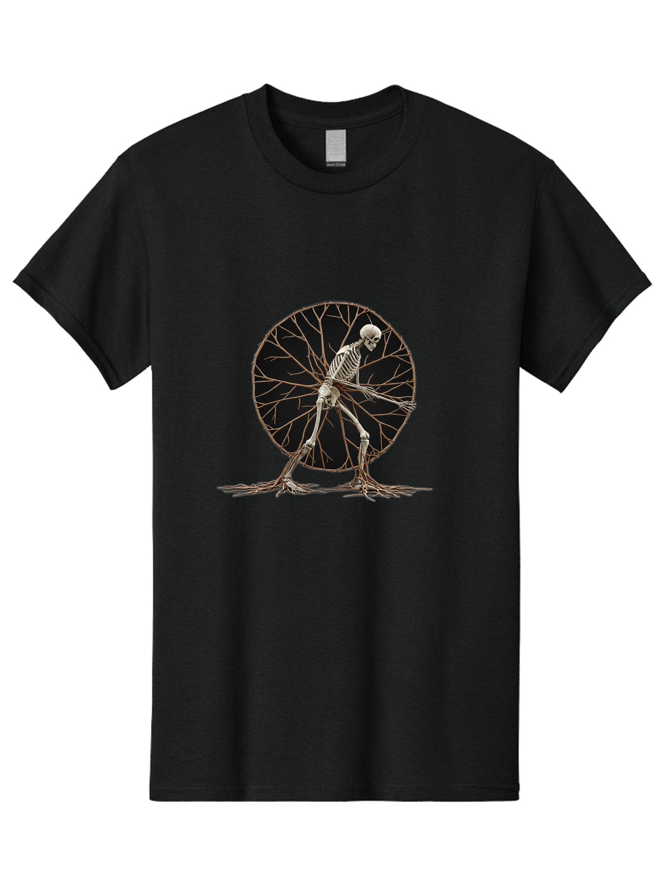 Skeleton-Tree-Man Men'S Graphic Tee, 100% Cotton, Comfortable Casual Summer Wear, Machine Washable, Vintage Camera, Old Camera, Antique Camera, Black Camera, Classic Photography, Photography Equipment, Nostalgic Device, Film Camera, Camera Art Bar498 12