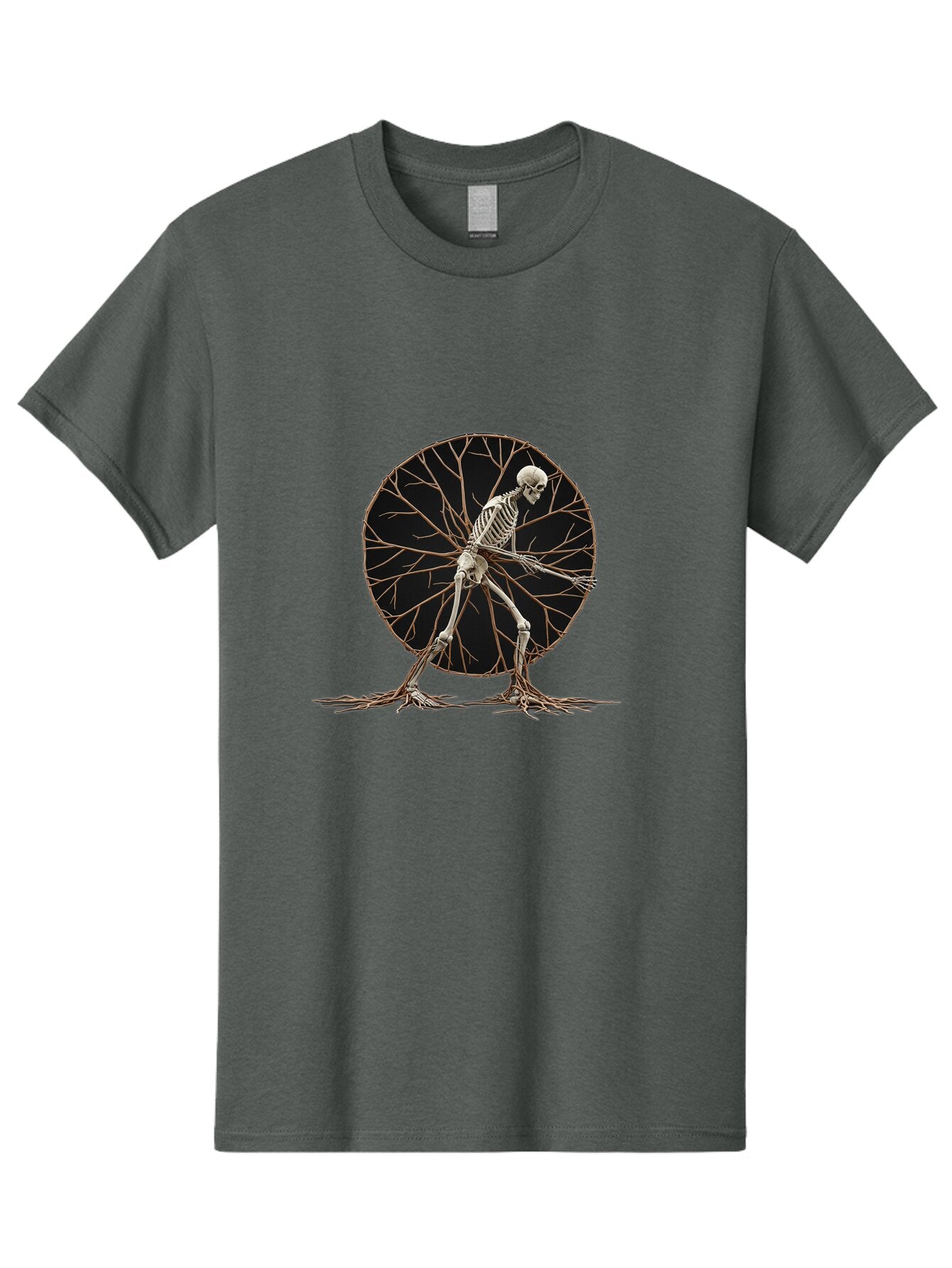 Skeleton-Tree-Man Men'S Graphic Tee, 100% Cotton, Comfortable Casual Summer Wear, Machine Washable, Vintage Camera, Old Camera, Antique Camera, Black Camera, Classic Photography, Photography Equipment, Nostalgic Device, Film Camera, Camera Art Bar498 10