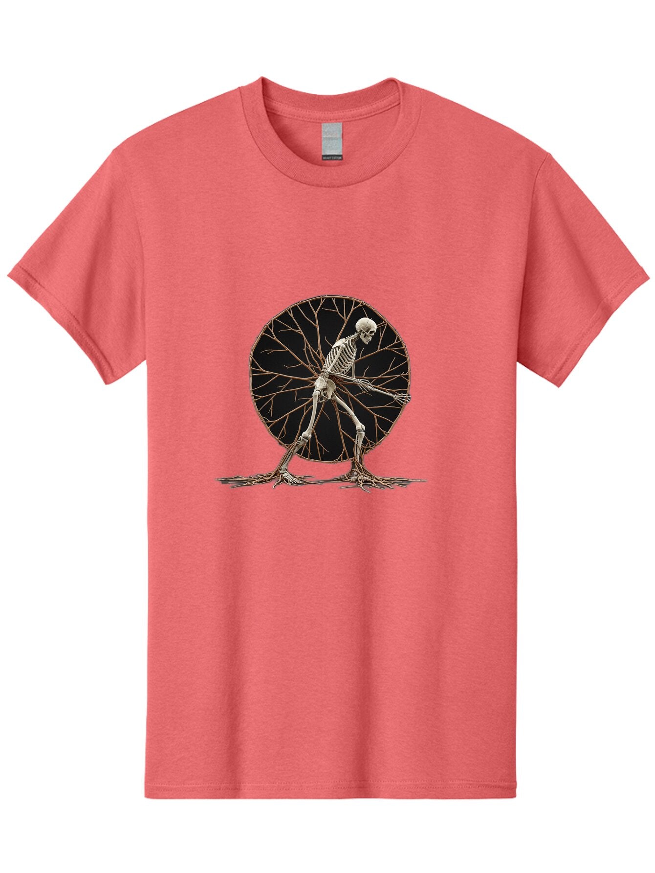 Skeleton-Tree-Man Men'S Graphic Tee, 100% Cotton, Comfortable Casual Summer Wear, Machine Washable, Vintage Camera, Old Camera, Antique Camera, Black Camera, Classic Photography, Photography Equipment, Nostalgic Device, Film Camera, Camera Art Bar498 6