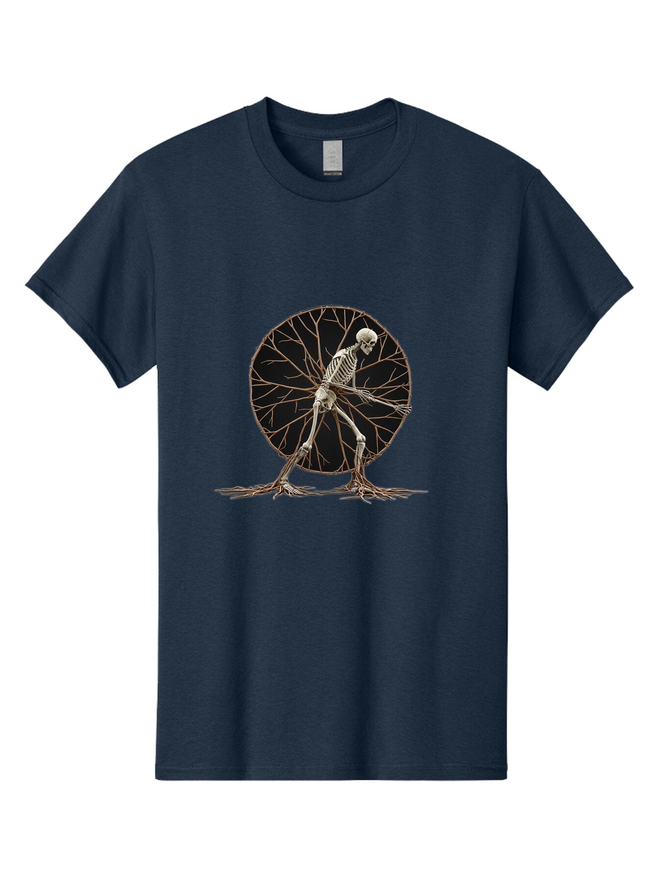 Skeleton-Tree-Man Men'S Graphic Tee, 100% Cotton, Comfortable Casual Summer Wear, Machine Washable, Vintage Camera, Old Camera, Antique Camera, Black Camera, Classic Photography, Photography Equipment, Nostalgic Device, Film Camera, Camera Art Bar498 8