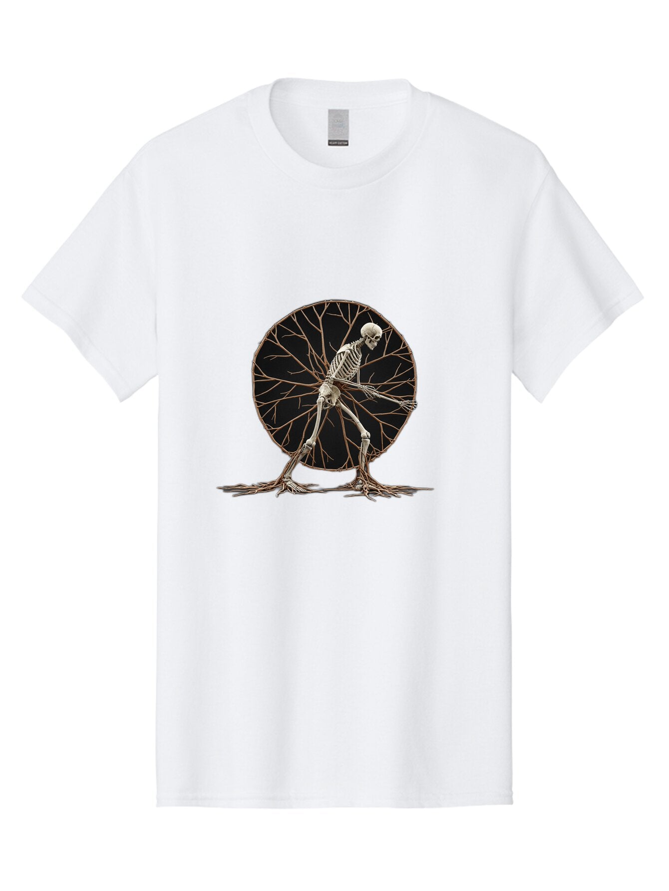 Skeleton-Tree-Man Men'S Graphic Tee, 100% Cotton, Comfortable Casual Summer Wear, Machine Washable, Vintage Camera, Old Camera, Antique Camera, Black Camera, Classic Photography, Photography Equipment, Nostalgic Device, Film Camera, Camera Art Bar498 15