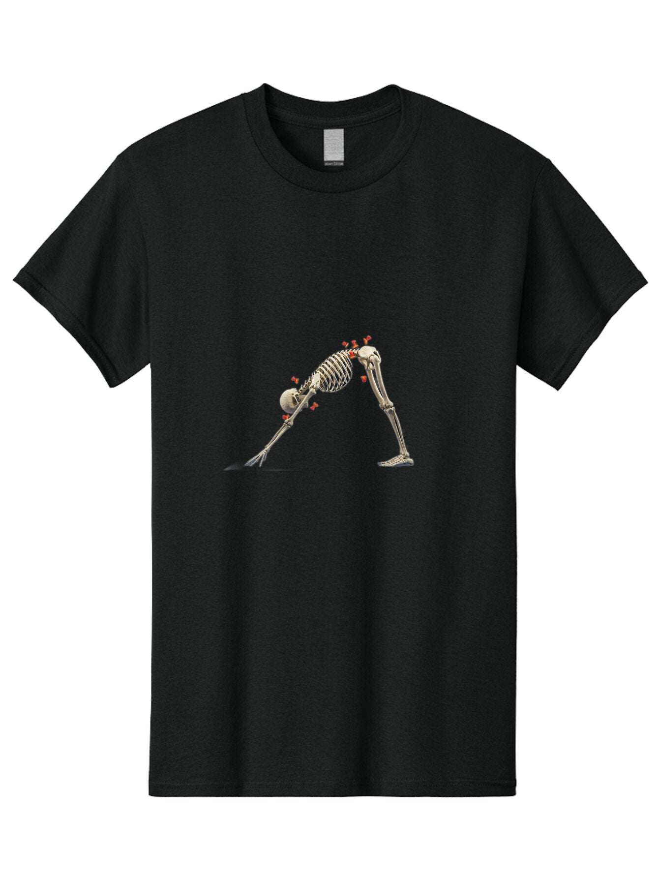 Skeleton-Yoga-1 Men'S Graphic Tee, 100% Cotton, Comfortable Casual Summer Wear, Machine Washable, Vintage Camera, Old Camera, Antique Camera, Black Camera, Classic Photography, Photography Equipment, Nostalgic Device, Film Camera, Camera Art Bar499 9