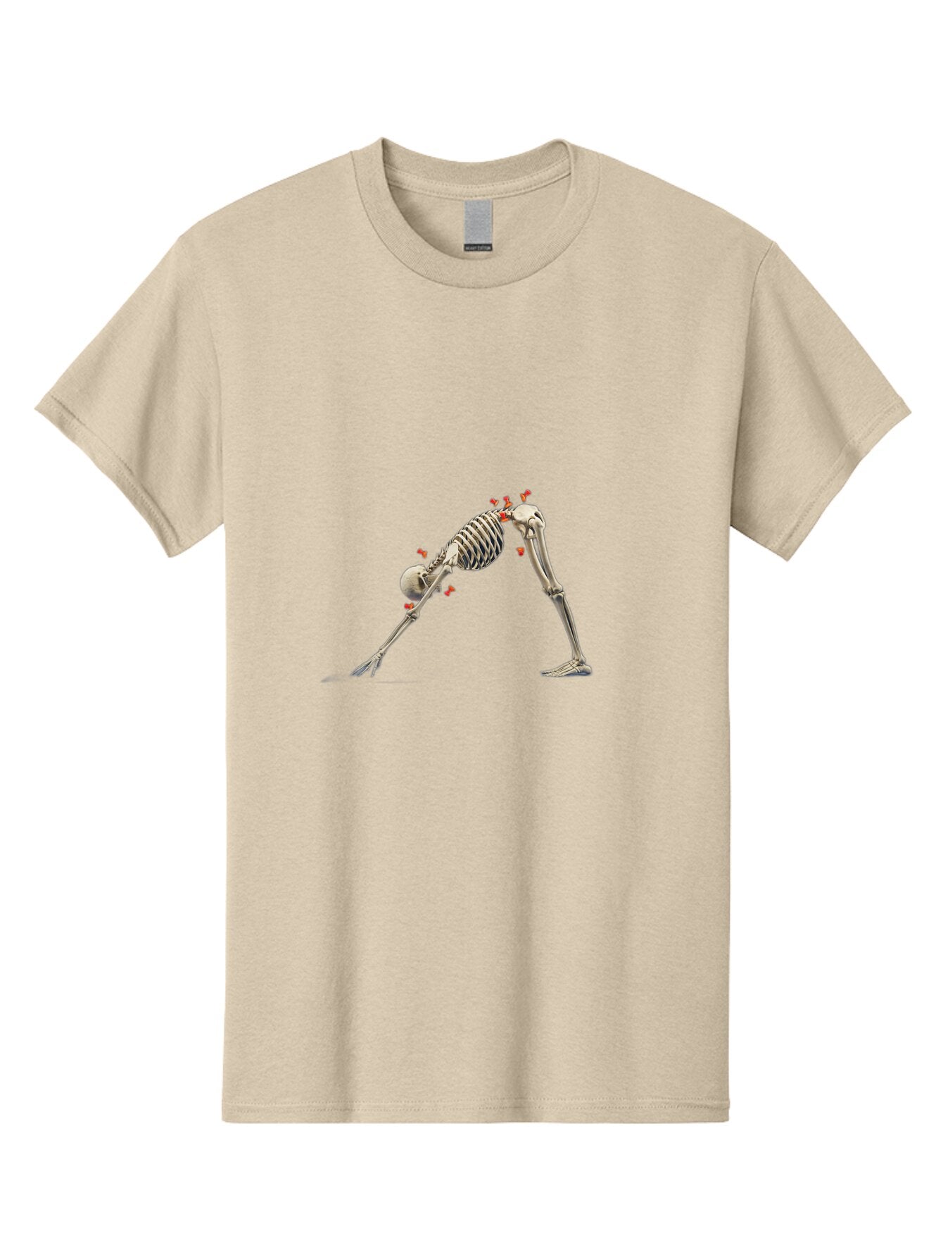 Skeleton-Yoga-1 Men'S Graphic Tee, 100% Cotton, Comfortable Casual Summer Wear, Machine Washable, Vintage Camera, Old Camera, Antique Camera, Black Camera, Classic Photography, Photography Equipment, Nostalgic Device, Film Camera, Camera Art Bar499 4