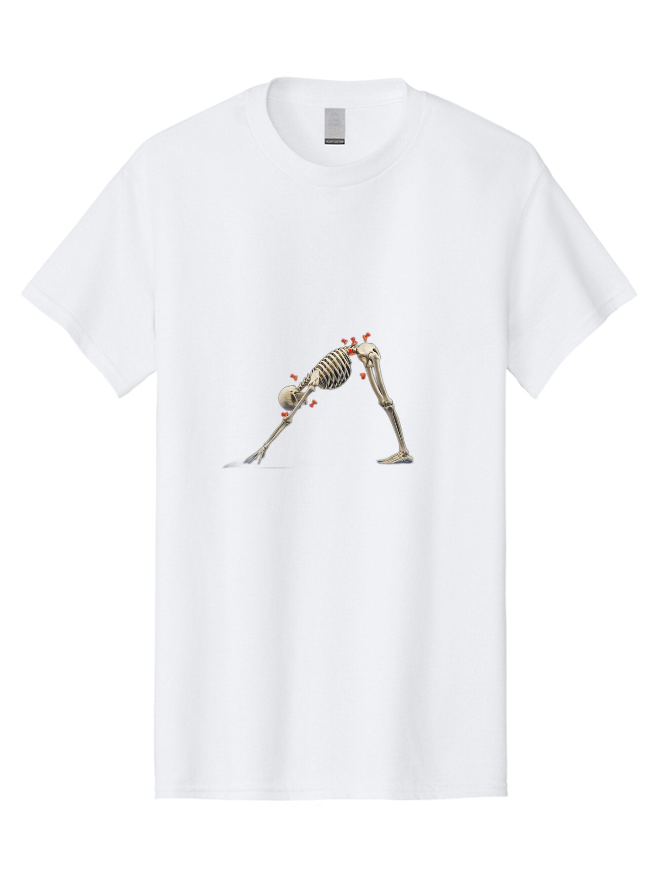Skeleton-Yoga-1 Men'S Graphic Tee, 100% Cotton, Comfortable Casual Summer Wear, Machine Washable, Vintage Camera, Old Camera, Antique Camera, Black Camera, Classic Photography, Photography Equipment, Nostalgic Device, Film Camera, Camera Art Bar499 11