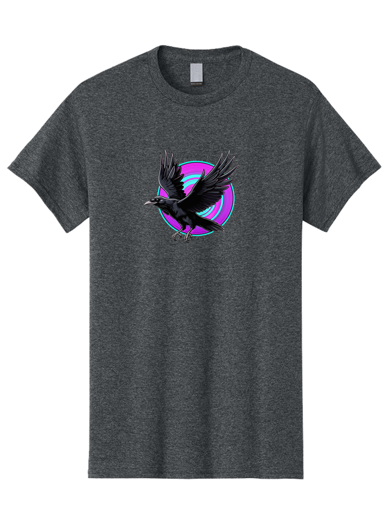 Crow-With-Spread-Wings Men'S Graphic Tee, 100% Cotton, Comfortable Casual Summer Wear, Machine Washable, Vintage Camera, Old Camera, Antique Camera, Black Camera, Classic Photography, Photography Equipment, Nostalgic Device, Film Camera, Bay105 13